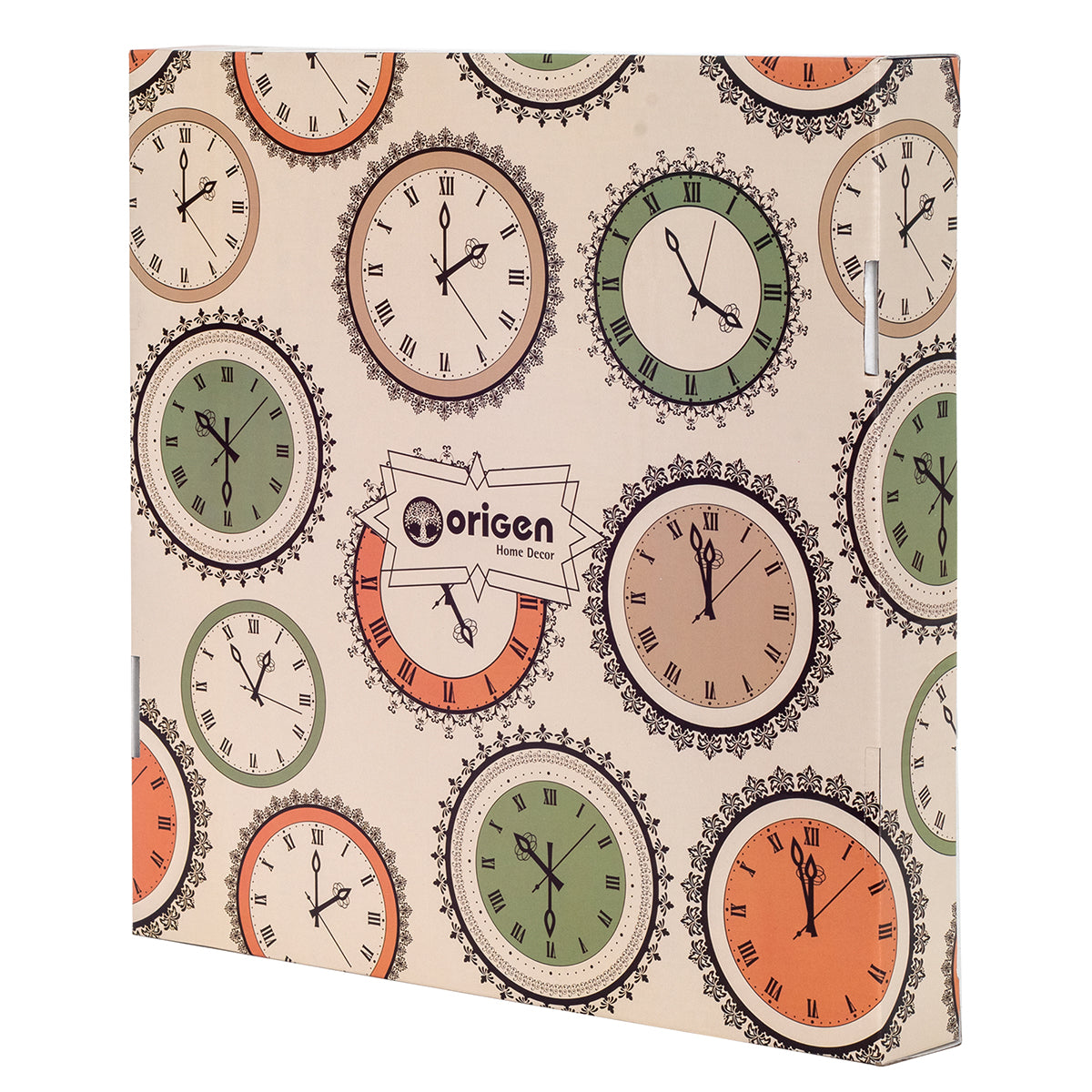 Relógio com mapa-múndi 34cm.