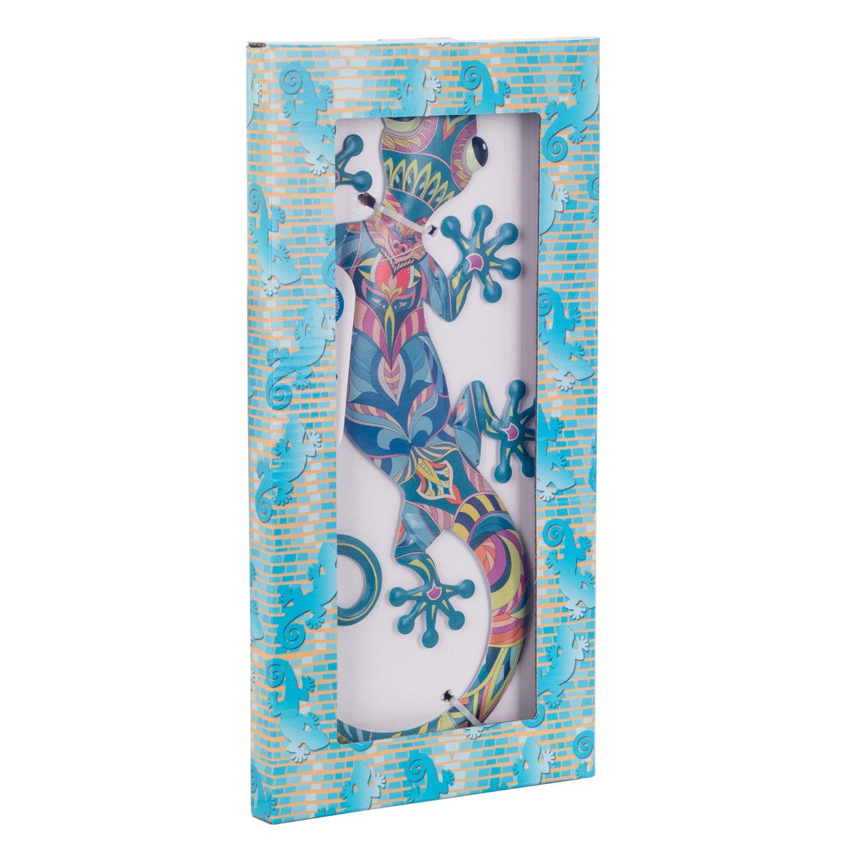 Decoração de parede de lagarto médio.
