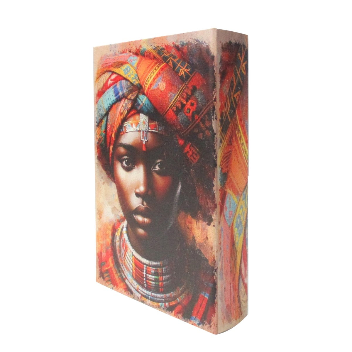 Caja Libro Africana