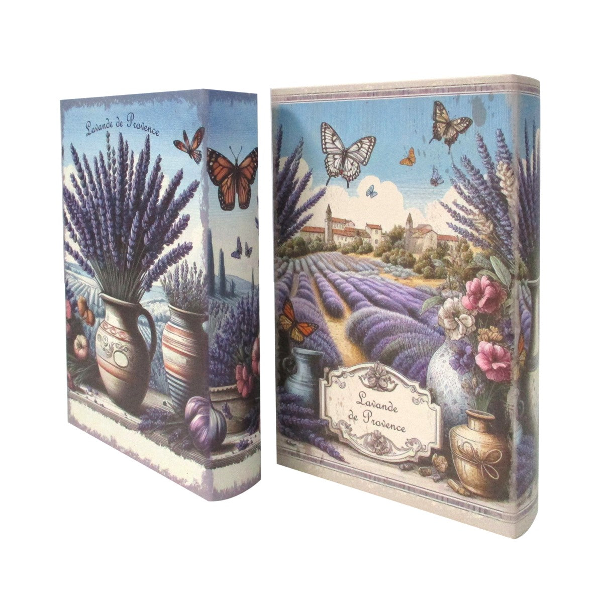 Caja Libro Lavanda 2 Dif.