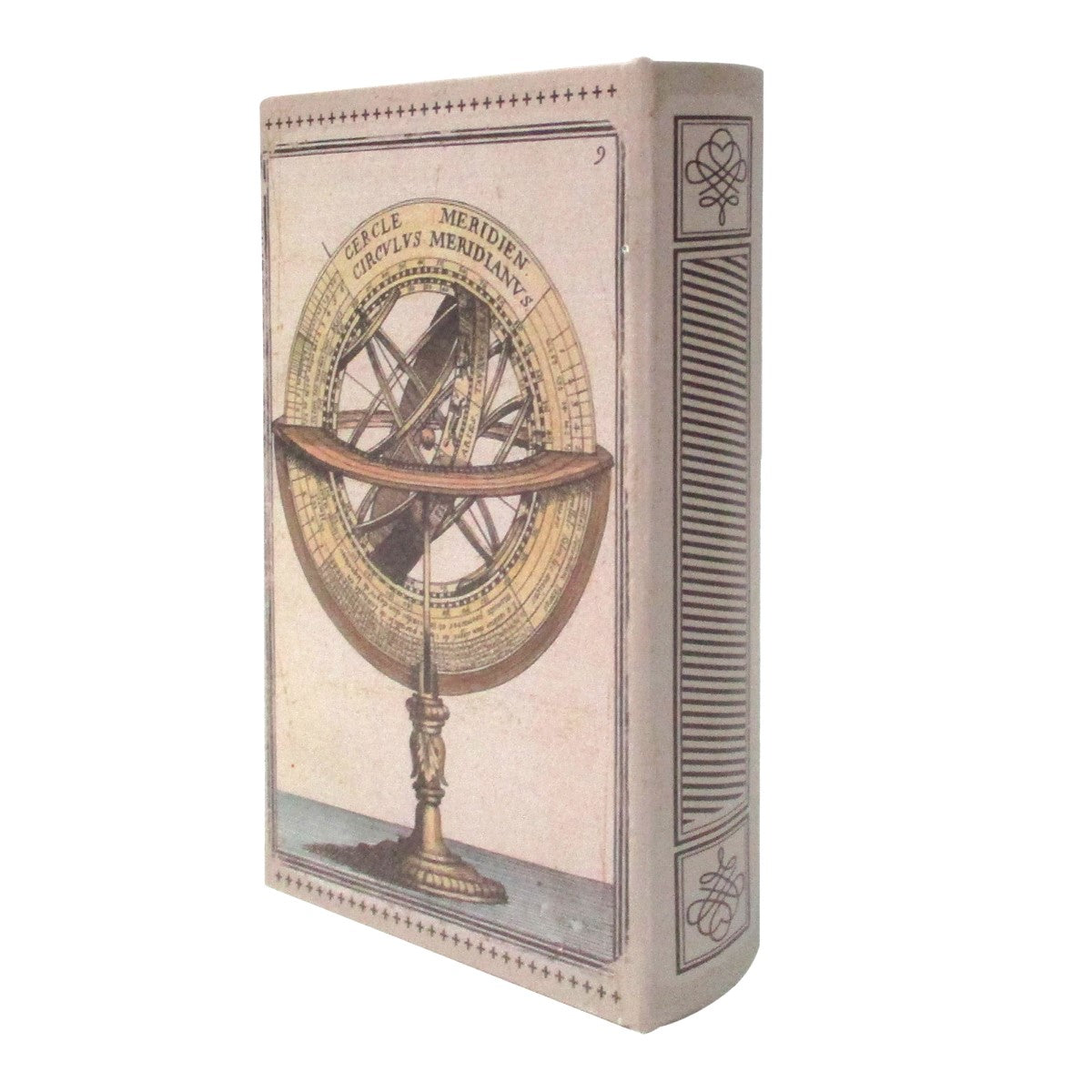 Security Book Box with Armillary Sphere Key