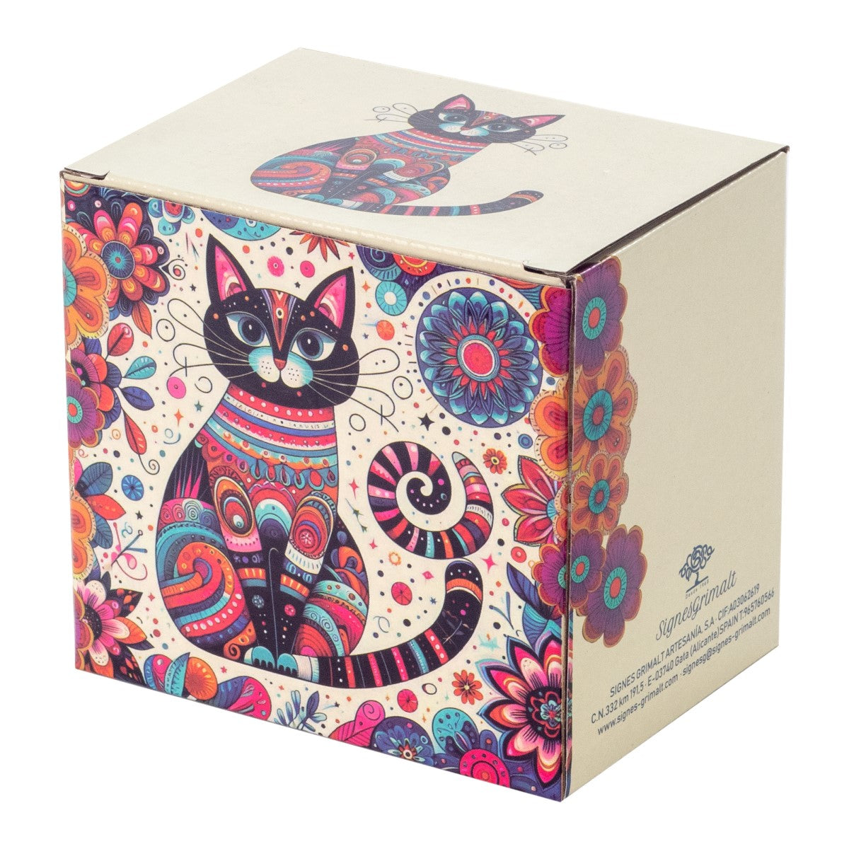 Pop Cat Mug 4 Diff. With Gift Box