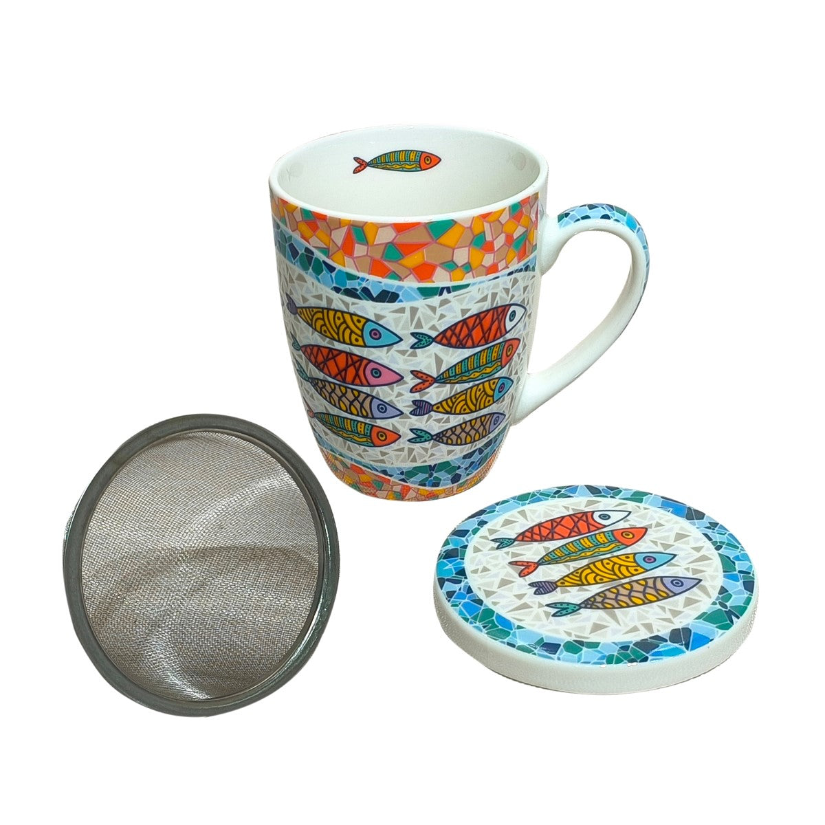 Mug Peces 4 Dif. C/Caja Trencadis