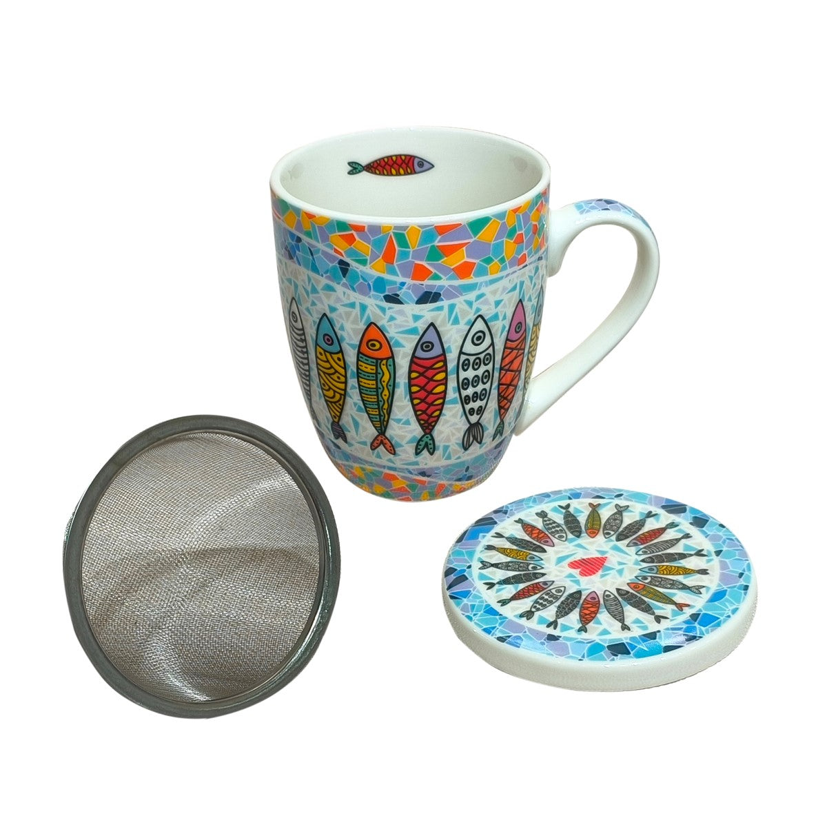 Mug Peces 4 Dif. C/Caja Trencadis