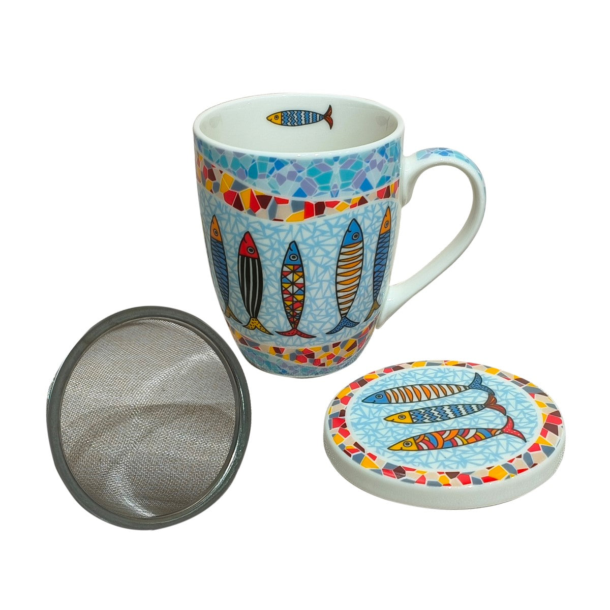 Mug Peces 4 Dif. C/Caja Trencadis