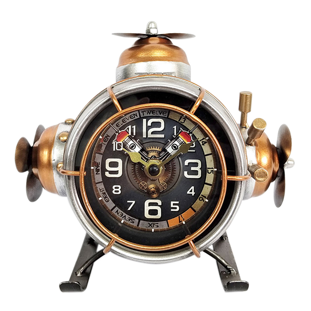 Reloj Sobremesa Turbina 23X19Cm
