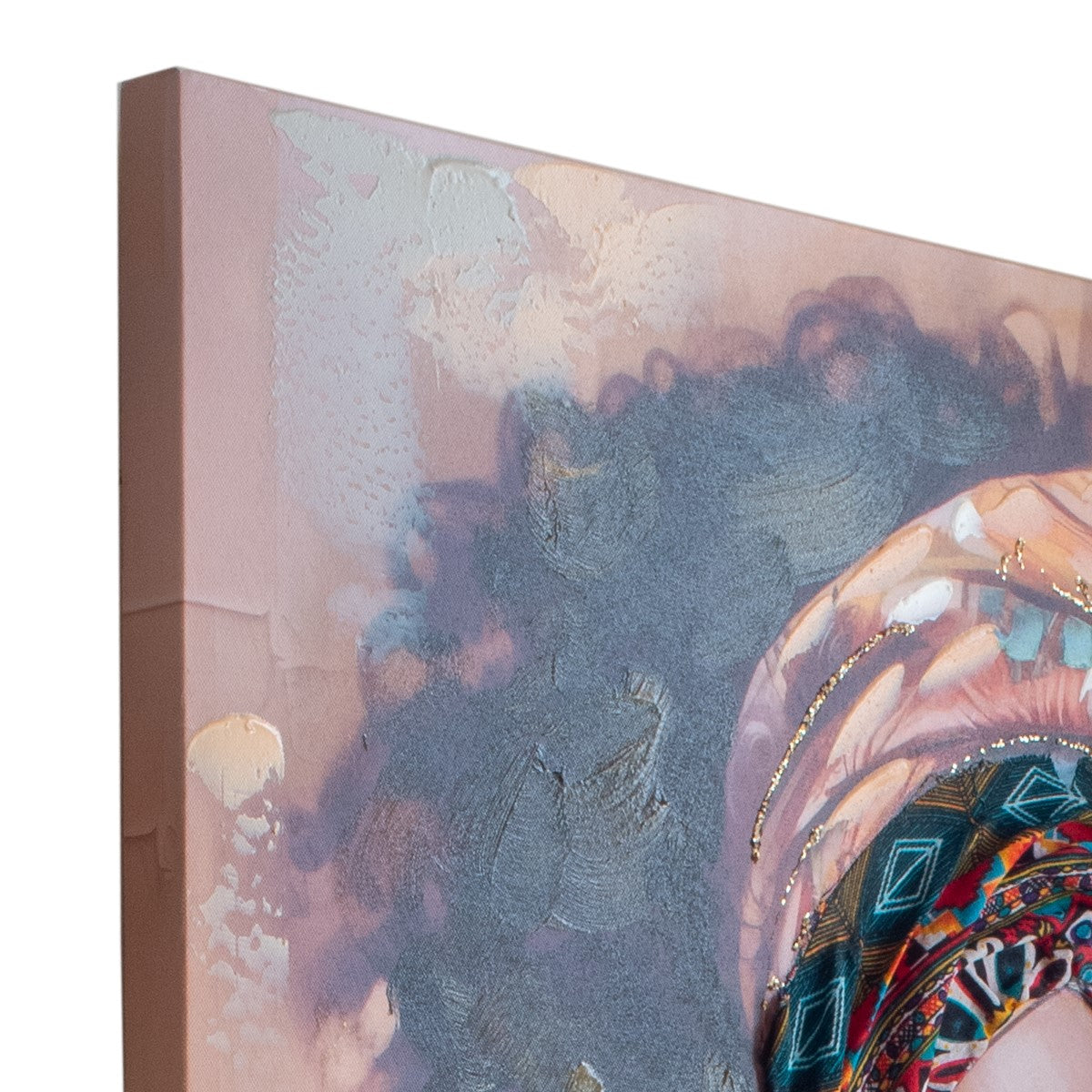 Cuadro Africana 80X80Cm