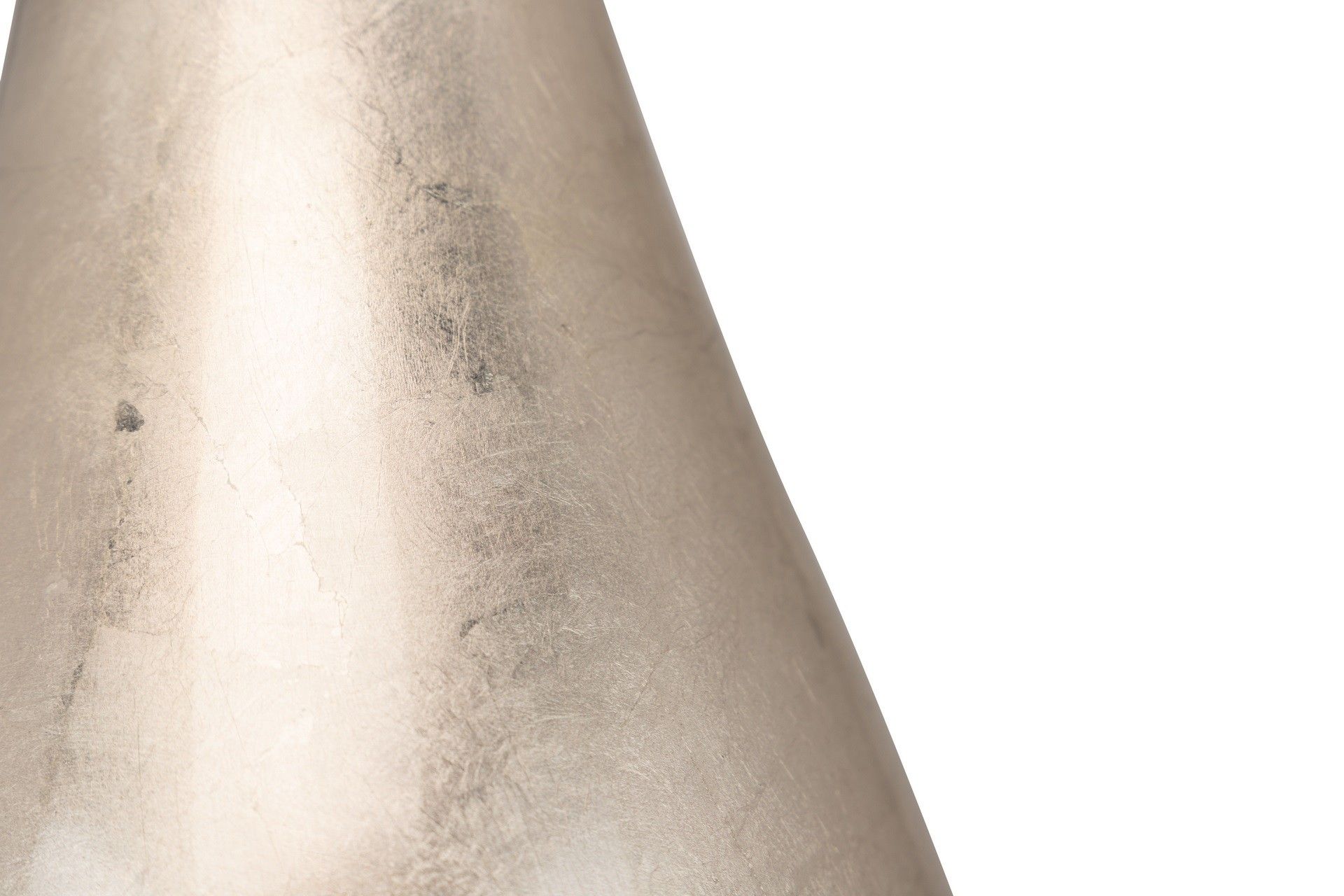 JARRON CERAM. LACADA PLATA MARRON 19,5x19,5x59 CM