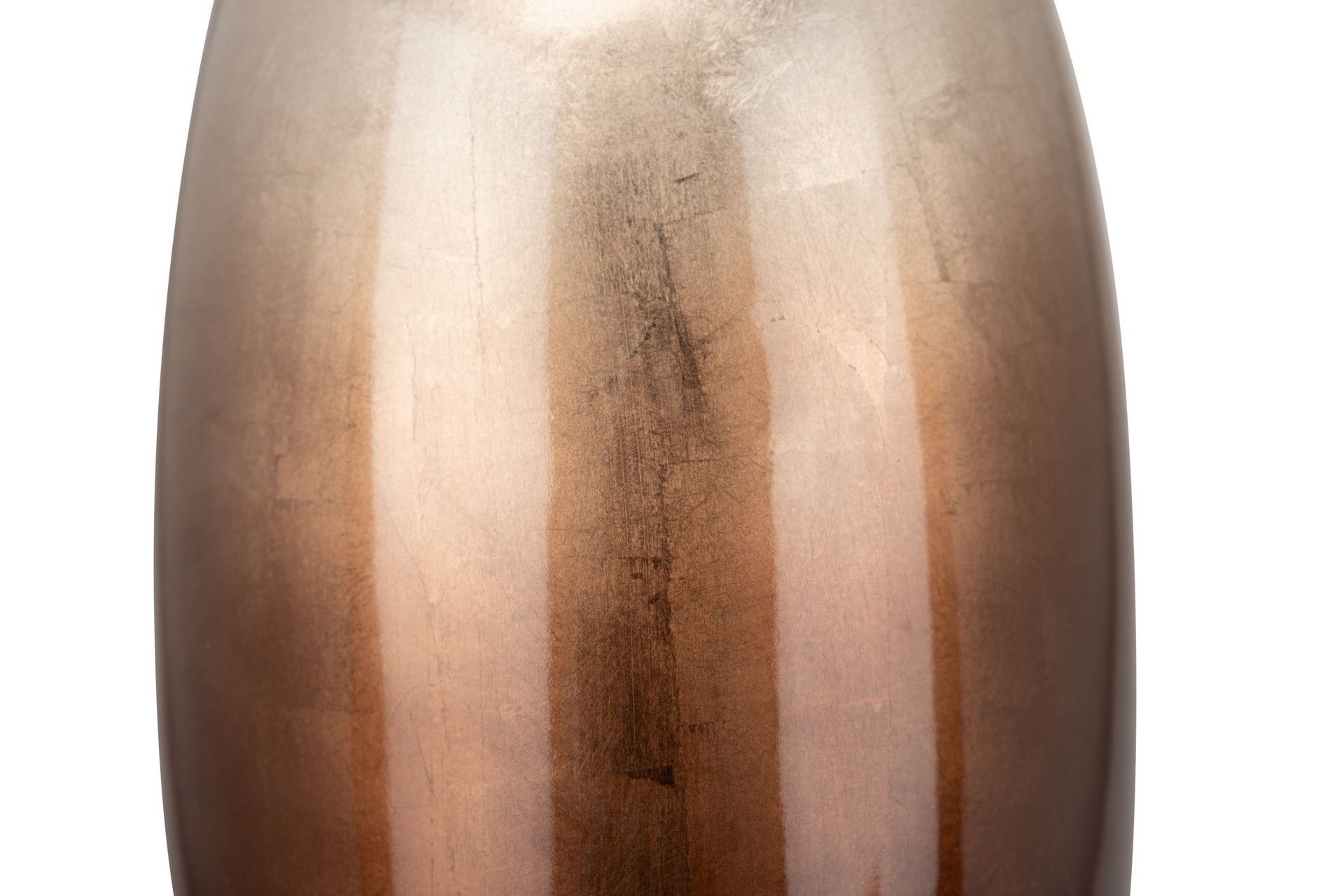 JARRON CERAM. LACADA PLATA MARRON 19,5x19,5x59 CM