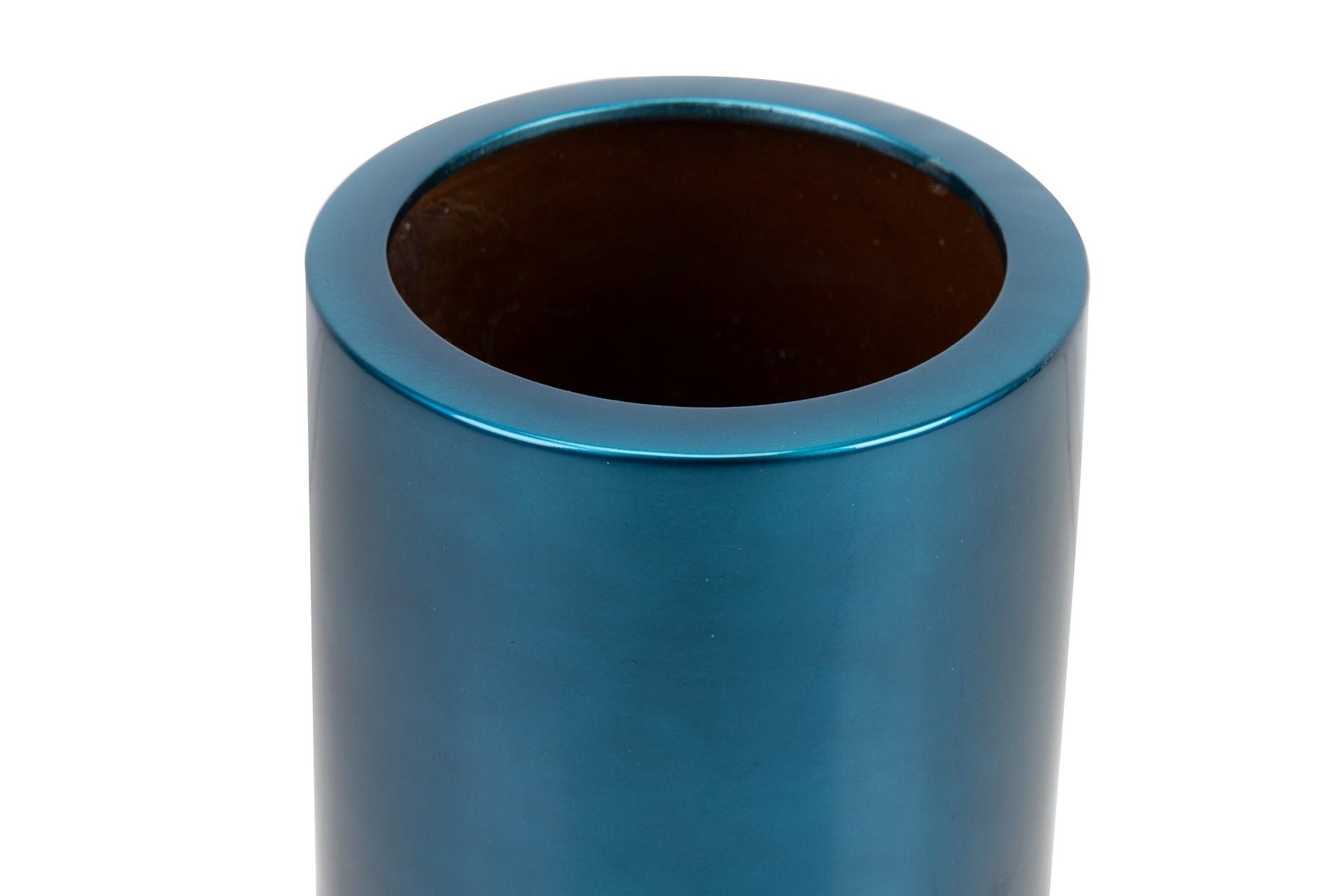 BLUE ORANGE LACQUERED CERAMIC UMBRELLA STAND 21x21x50 CM