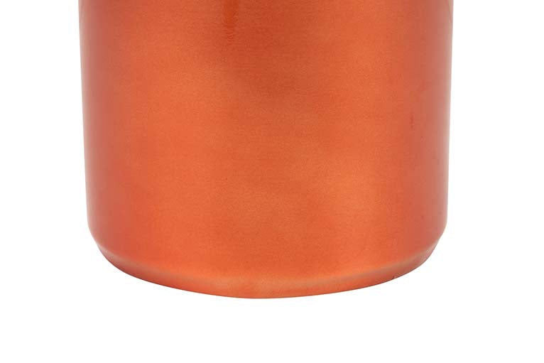 PARAGUERO CERAMICA LACADA AZUL NARANJA 21x21x50 CM