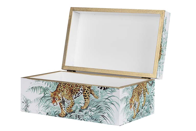 SET 2 CAJAS LEOPARDO 25x15x11/20x12x8 CM