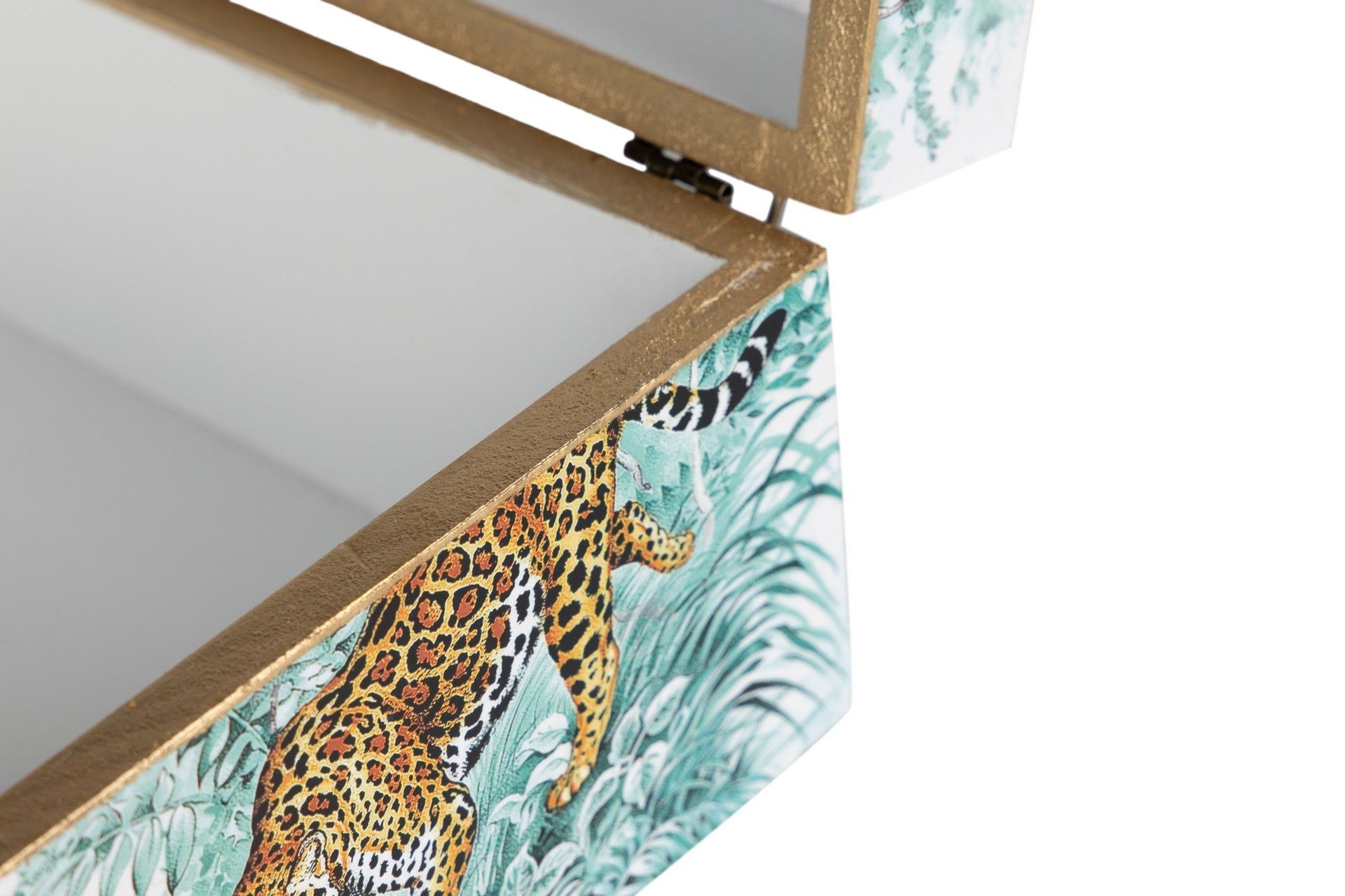 SET 2 LEOPARD BOXES 25x15x11/20x12x8 CM