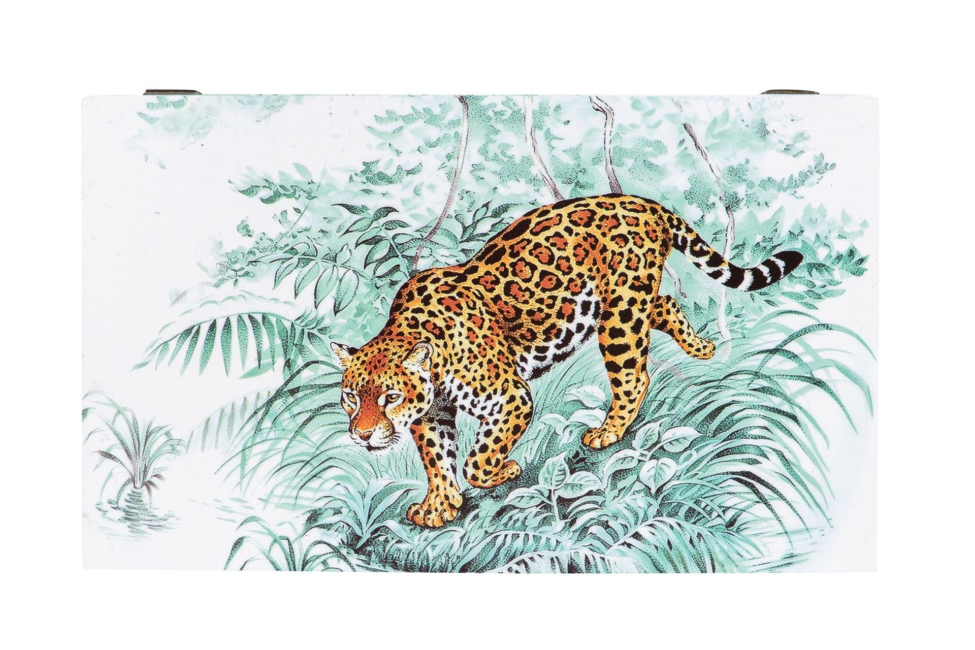 SET 2 LEOPARD BOXES 25x15x11/20x12x8 CM