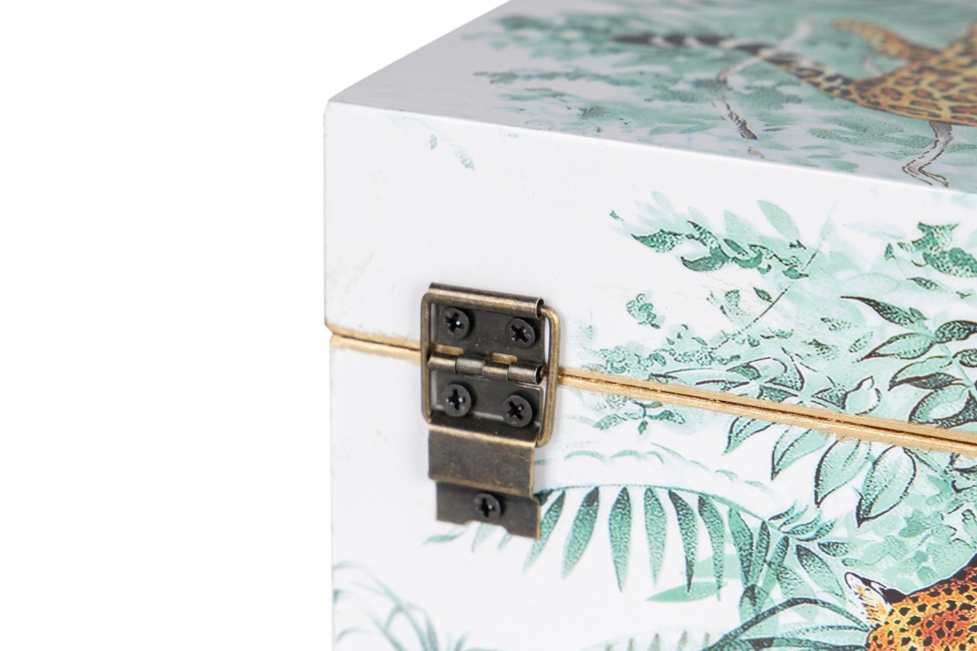 SET 2 LEOPARD BOXES 25x15x11/20x12x8 CM