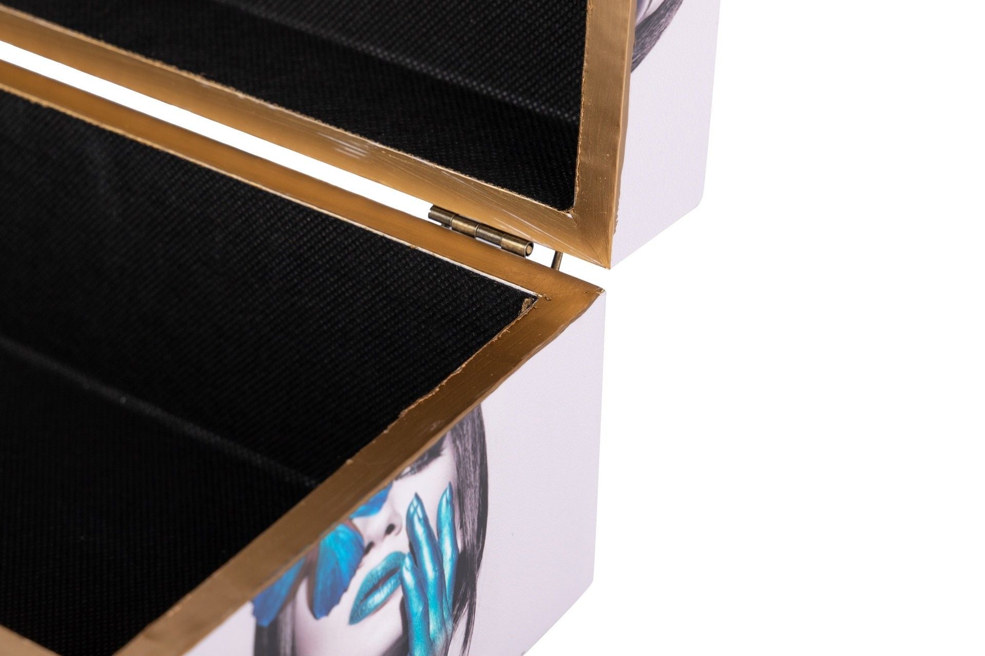 SET OF 2 PORTRAIT BOXES 25x15x11/20x12x8 CM