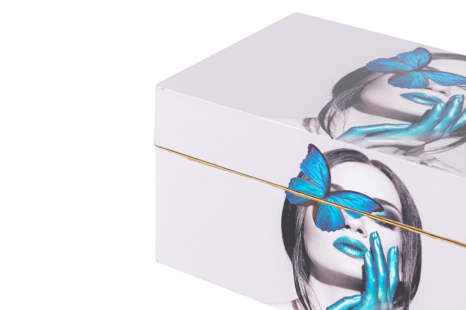 SET OF 2 PORTRAIT BOXES 25x15x11/20x12x8 CM