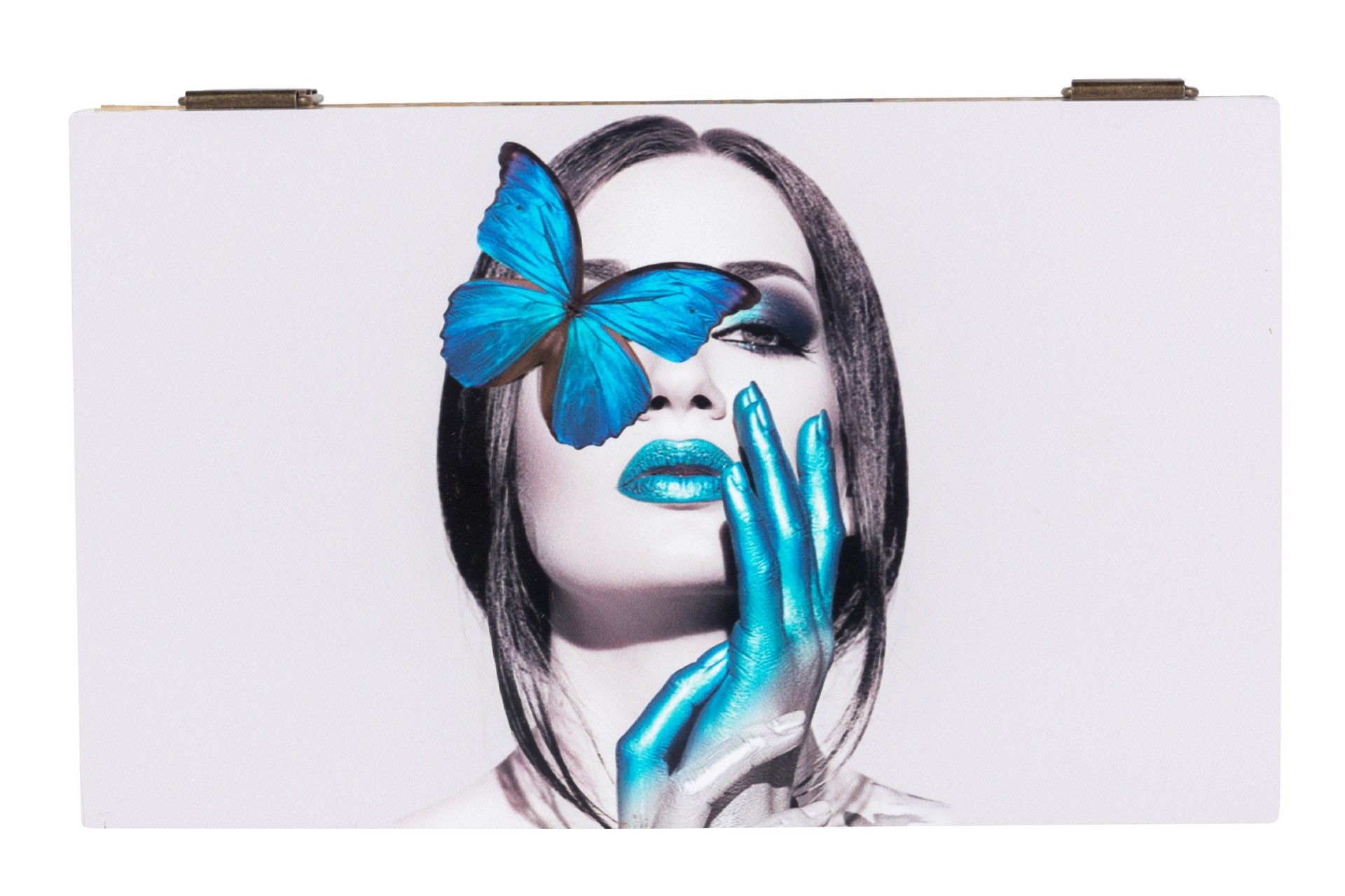 SET OF 2 PORTRAIT BOXES 25x15x11/20x12x8 CM