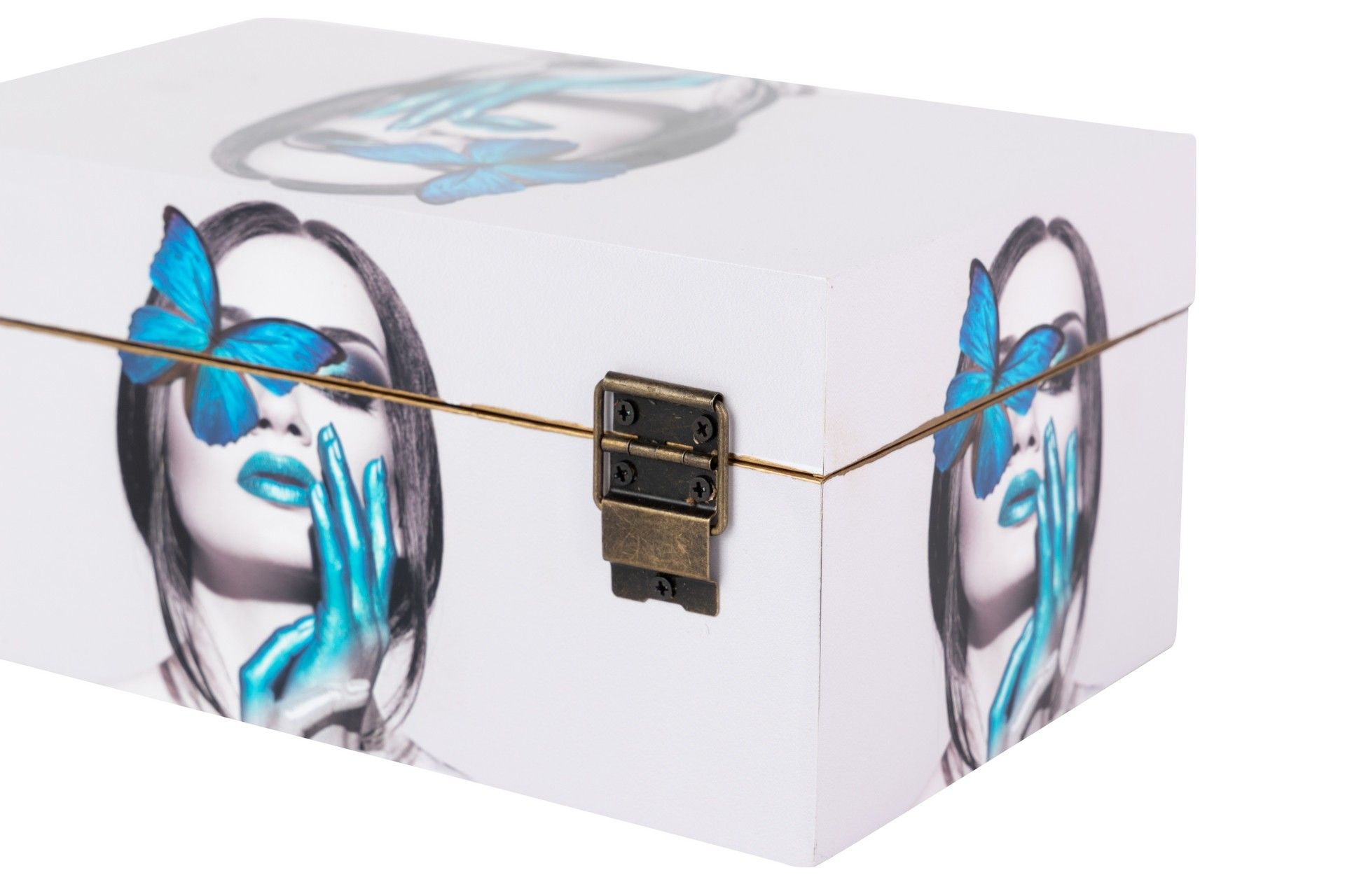 SET OF 2 PORTRAIT BOXES 25x15x11/20x12x8 CM