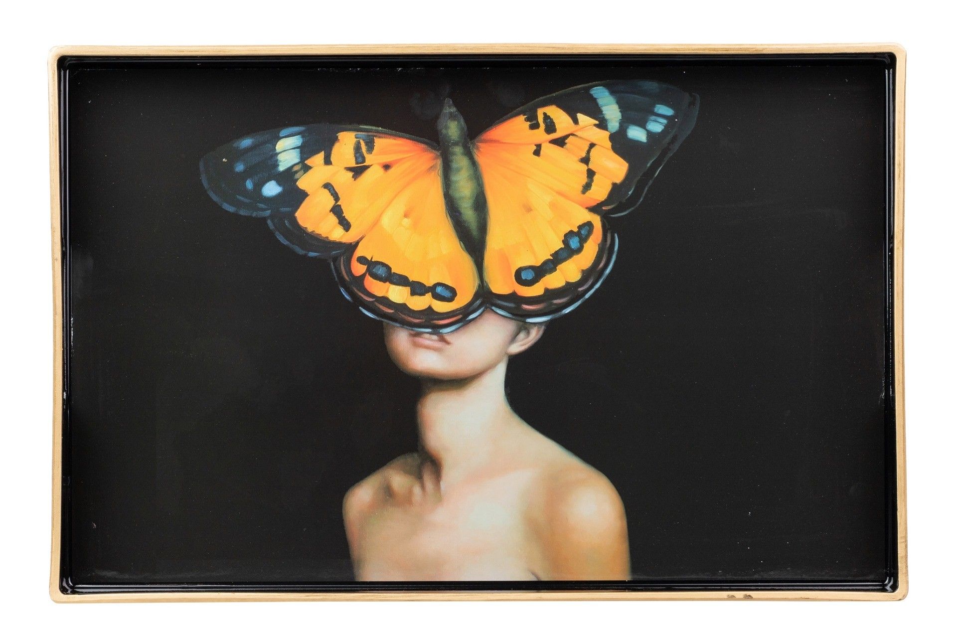 CONJUNTO 2 BANDEJAS PARA RETRATOS 48x35x4/40x26x4 CM