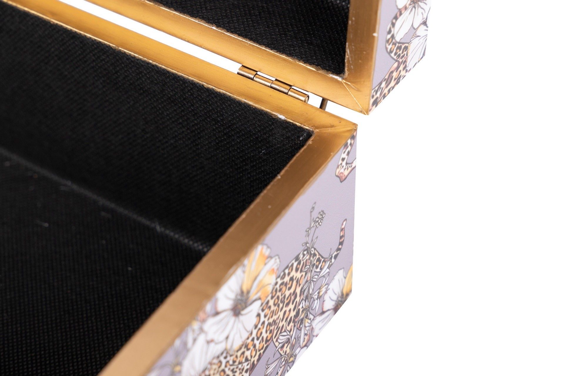 SET 2 LEOPARD BOXES 25x15x11/20x12x8 CM