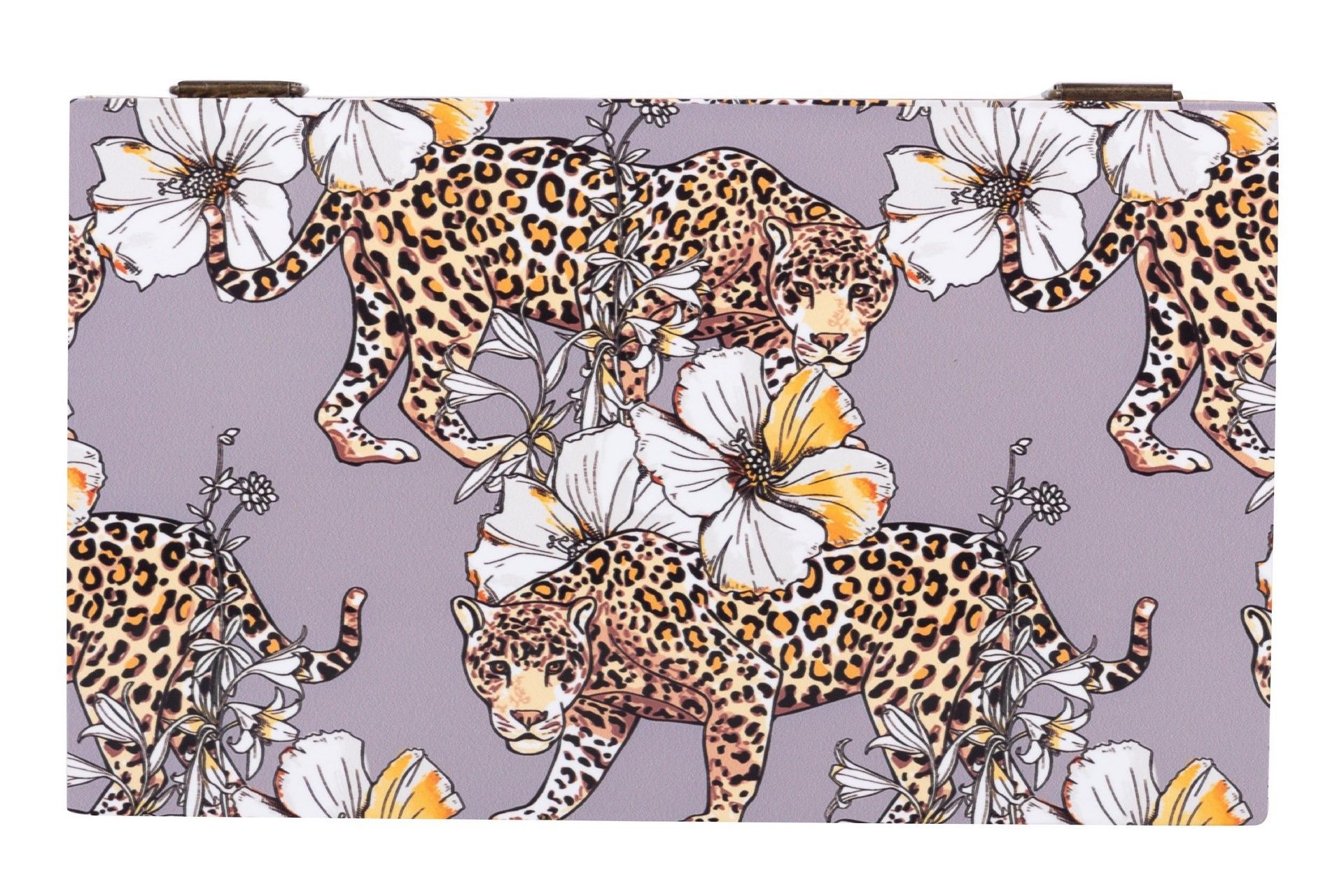 SET 2 LEOPARD BOXES 25x15x11/20x12x8 CM