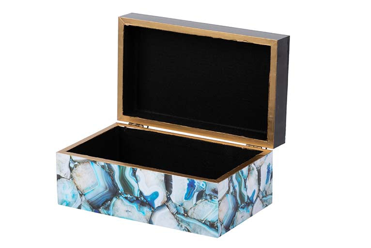 SET 2 MINERAL BOXES 25x15x11/20x12x8 CM