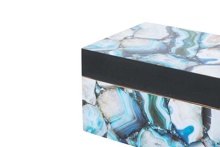 SET 2 MINERAL BOXES 25x15x11/20x12x8 CM