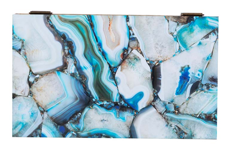 SET 2 MINERAL BOXES 25x15x11/20x12x8 CM