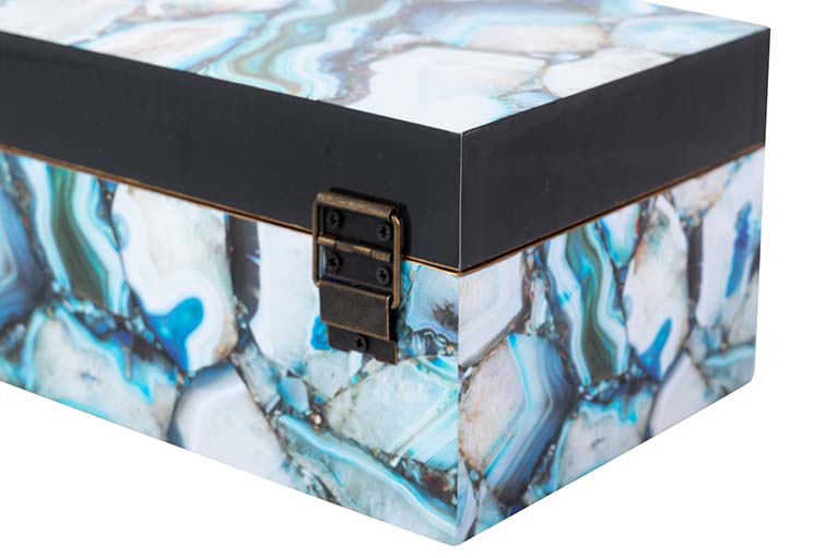 SET 2 MINERAL BOXES 25x15x11/20x12x8 CM