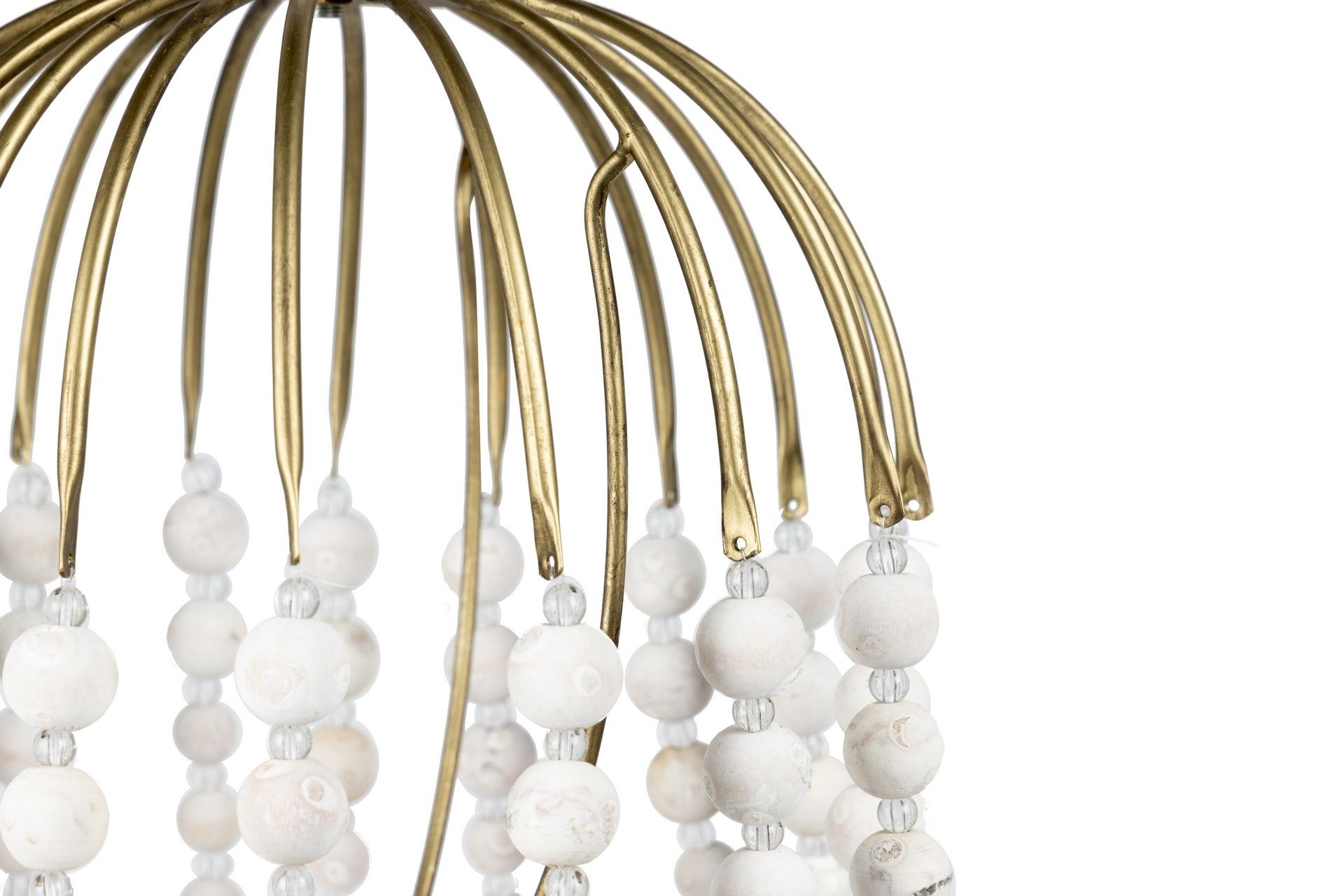 METAL AND WOODEN BALL TABLE LAMP 32x32x70 CM