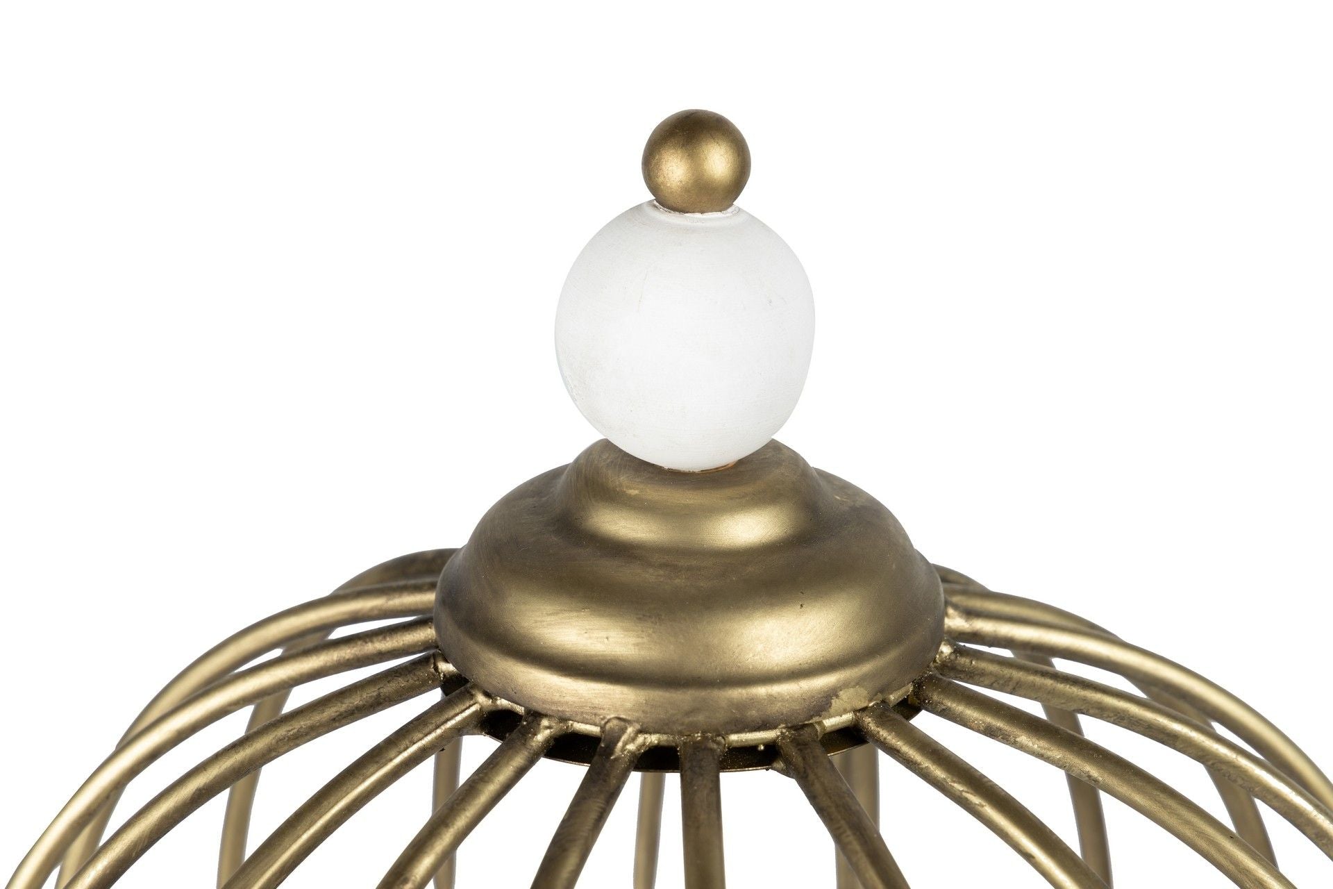 METAL AND WOODEN BALL TABLE LAMP 32x32x70 CM