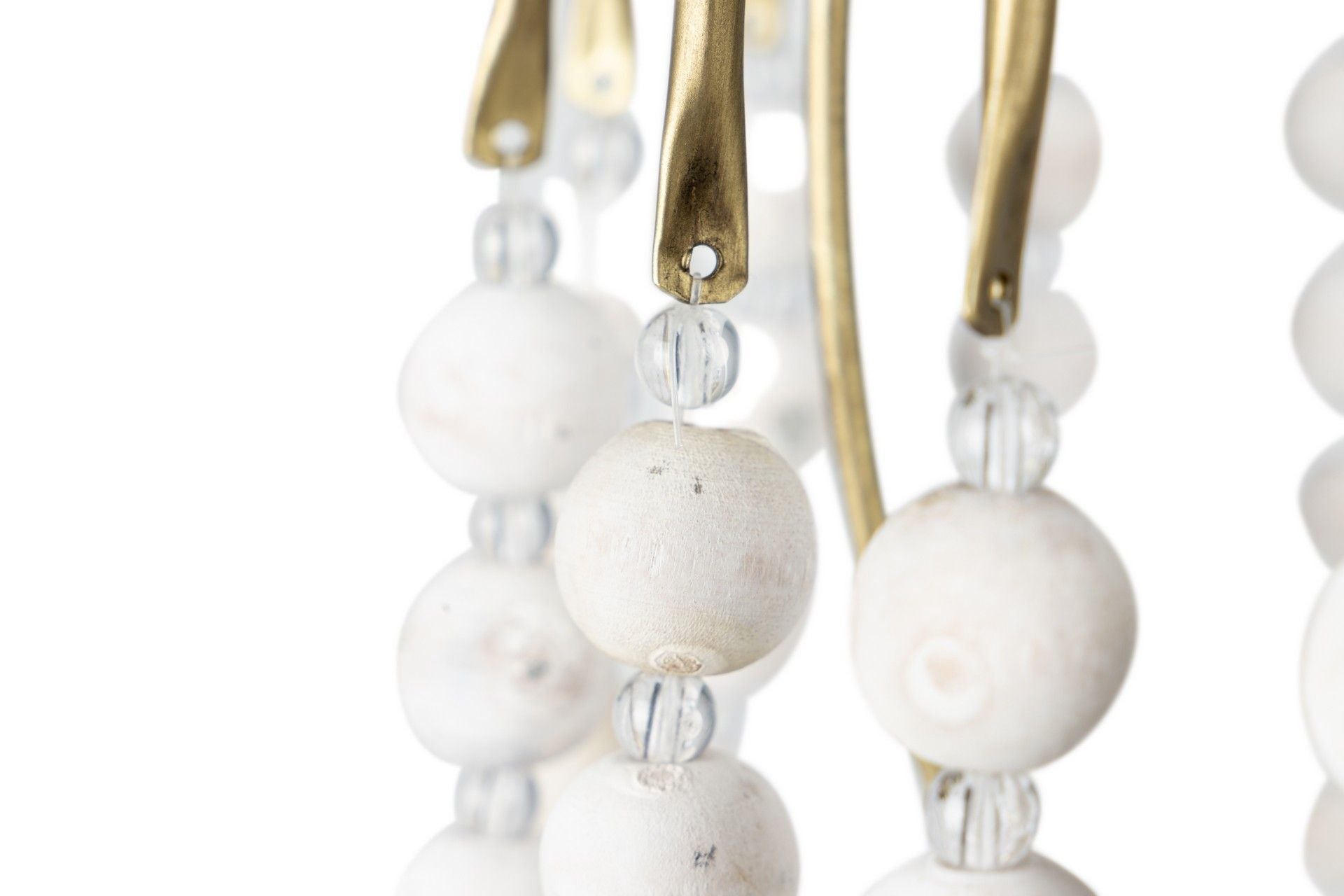 METAL AND WOODEN BALL TABLE LAMP 32x32x70 CM