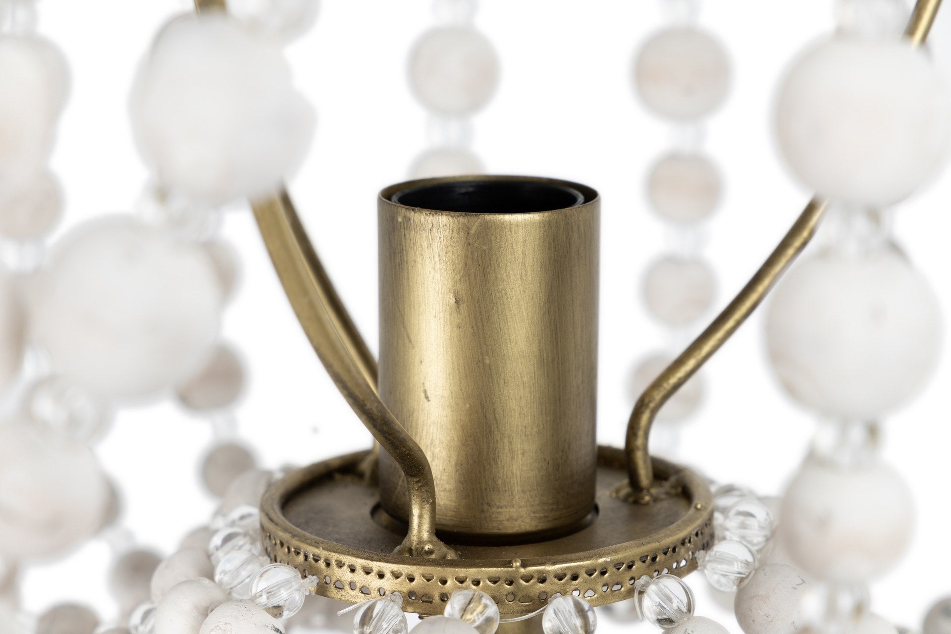 LAMPARA DE PIE BOLAS METAL MADERA 34x35x170 CM