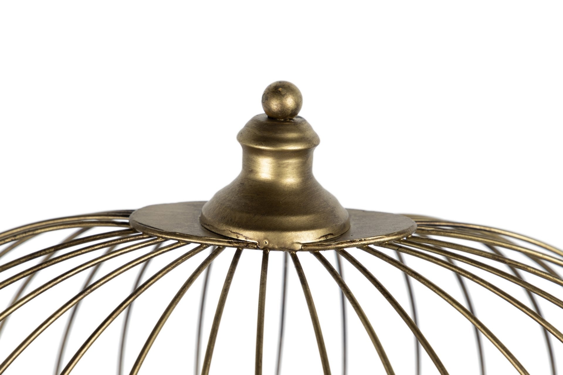 LUMINÁRIA DE PISO METAL MADEIRA BOLAS 50x30x165 CM