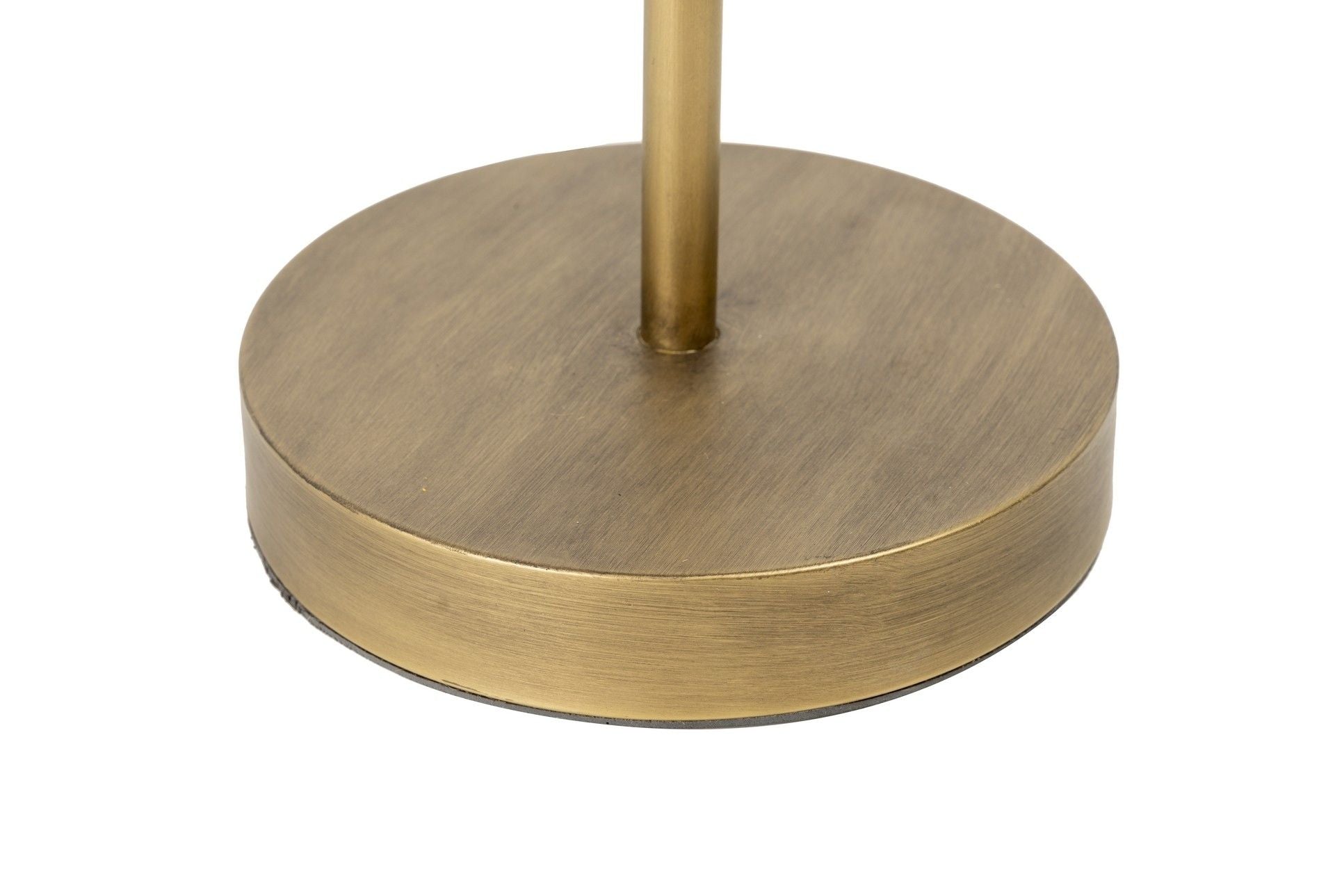 LAMPARA DE PIE BOLAS METAL MADERA 50x30x165 CM