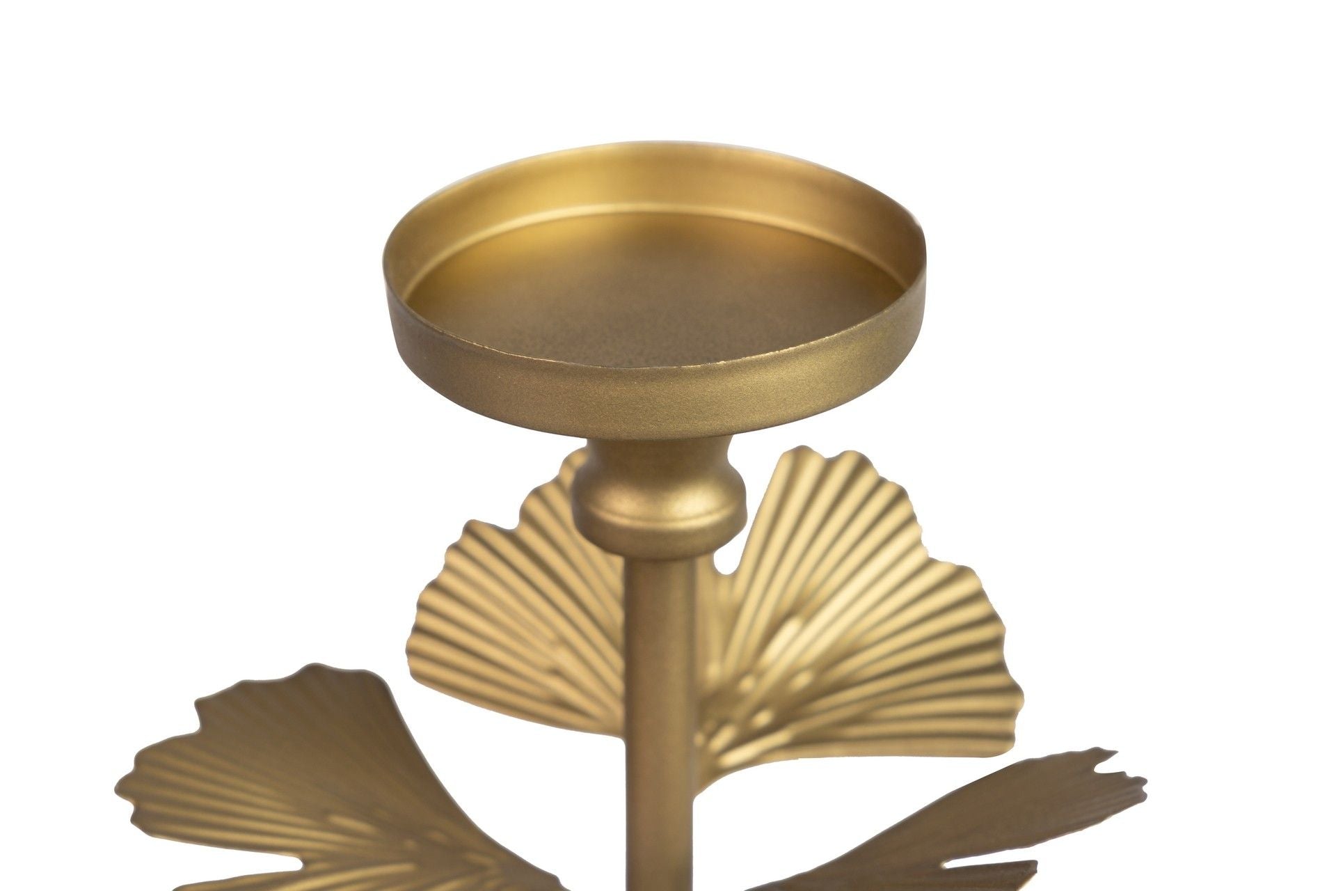 WOOD AND METAL CANDLE HOLDER 14x14x35 CM