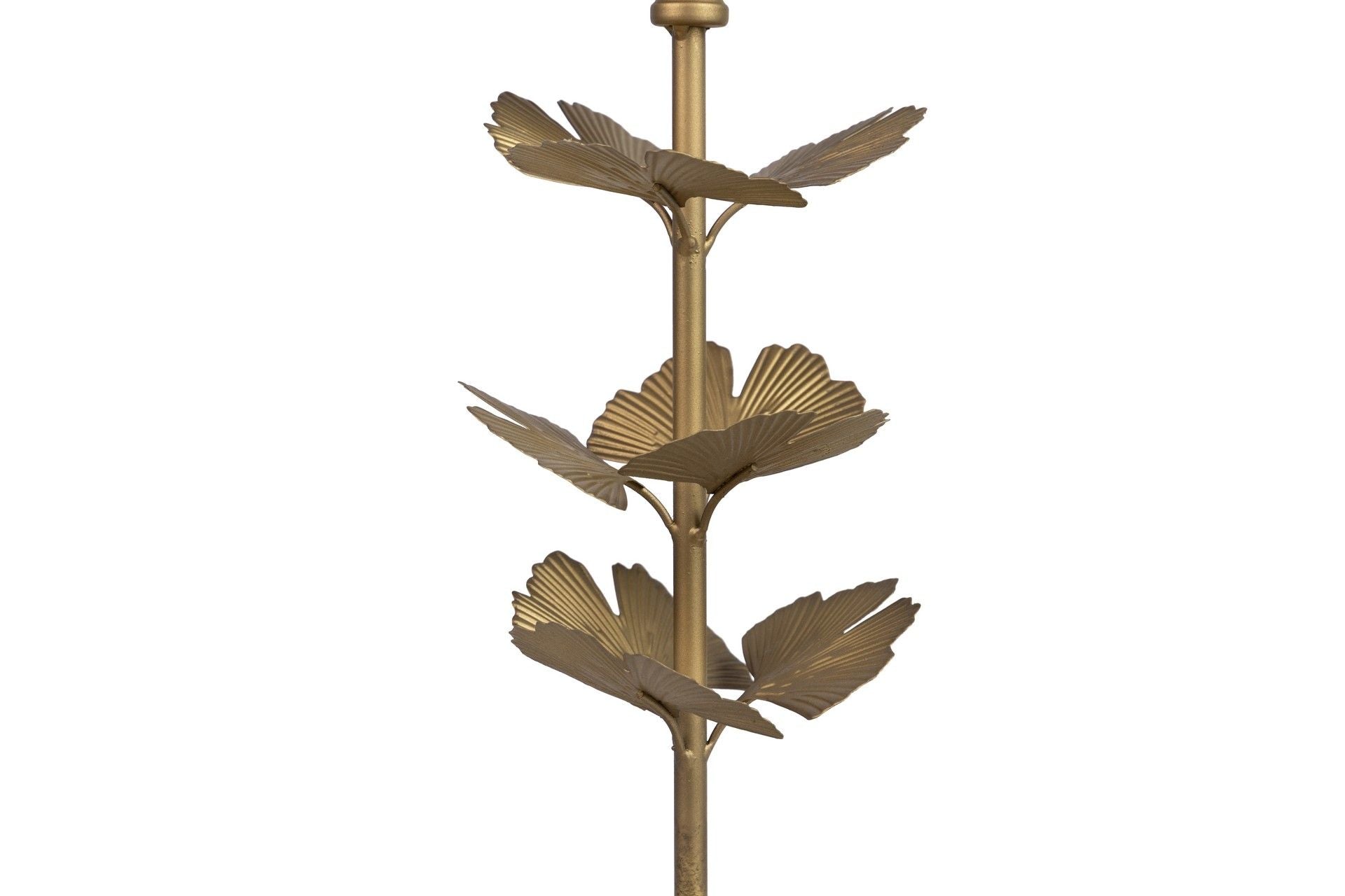 WOOD AND METAL CANDLE HOLDER 14x14x35 CM