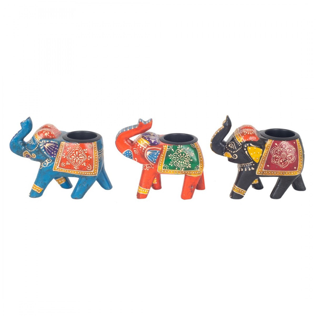 Elephant Candle Holder 6 Diff.