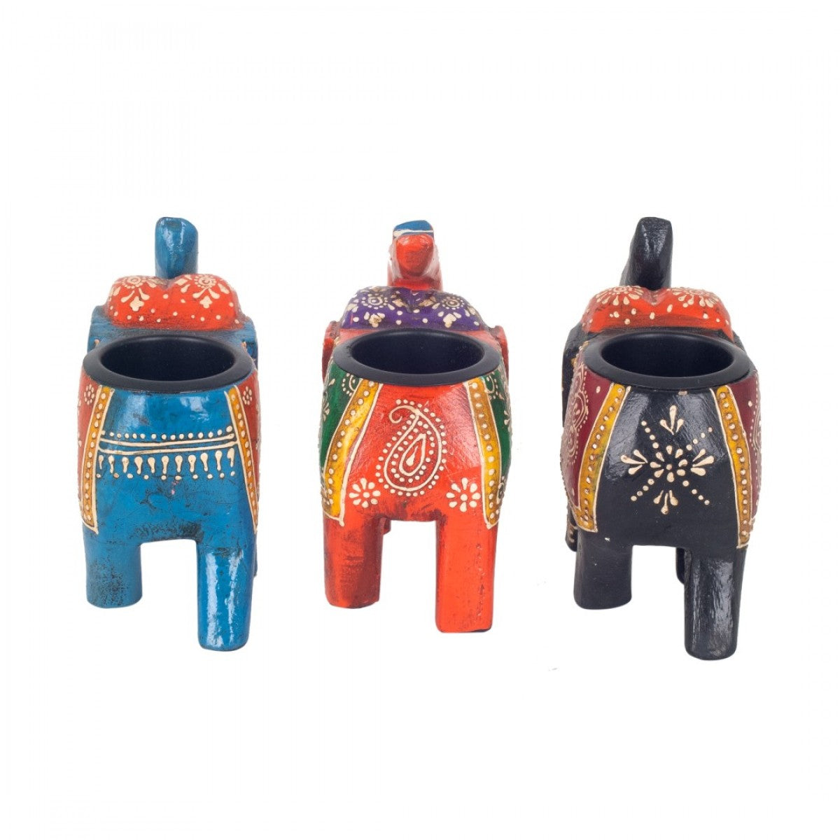 Elephant Candle Holder 6 Diff.