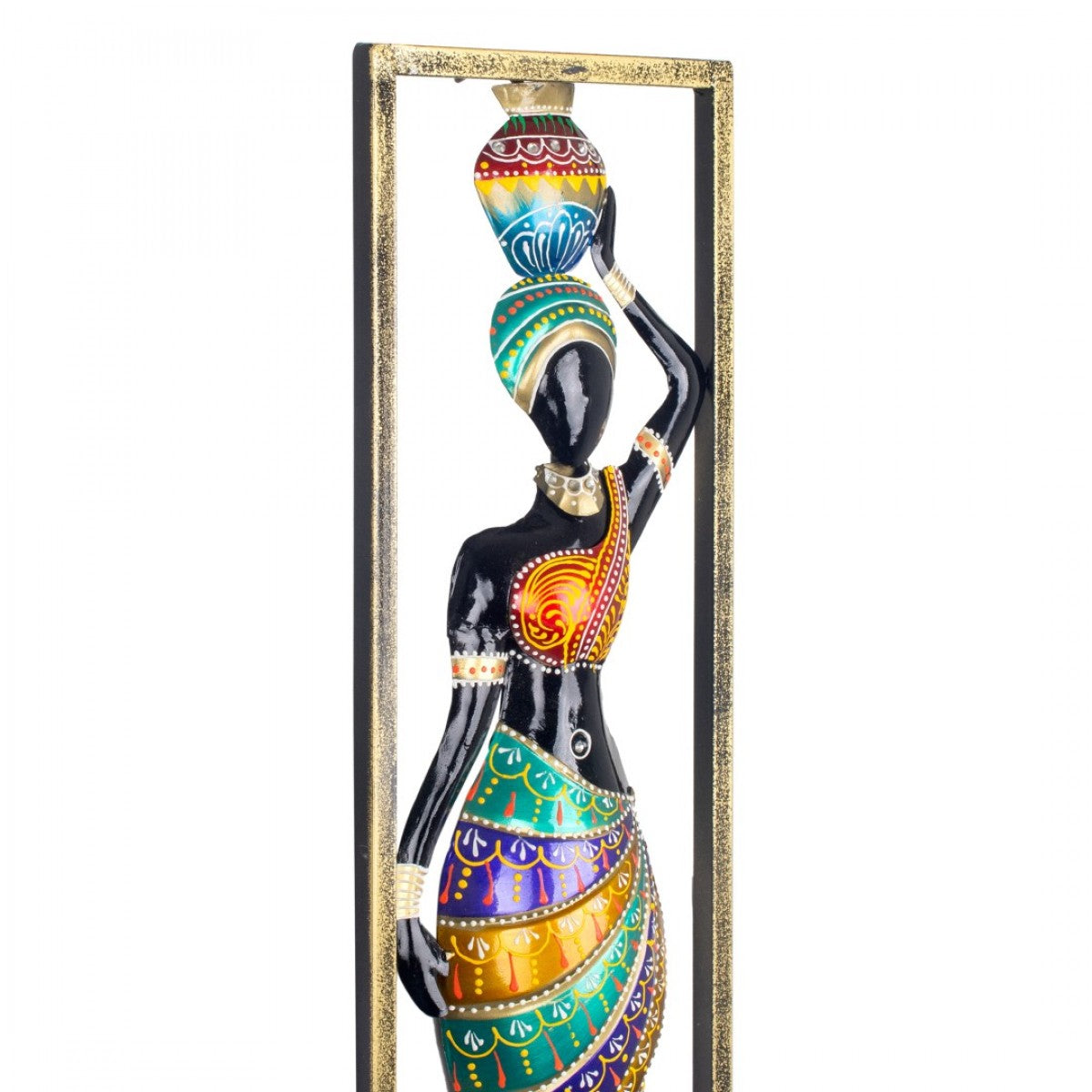 Enfeite de parede com figuras de senhora Matka