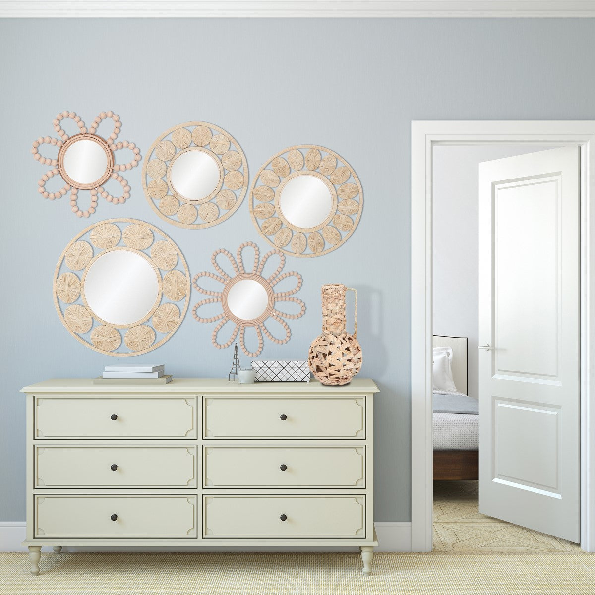 Espejo Flor 36Cm