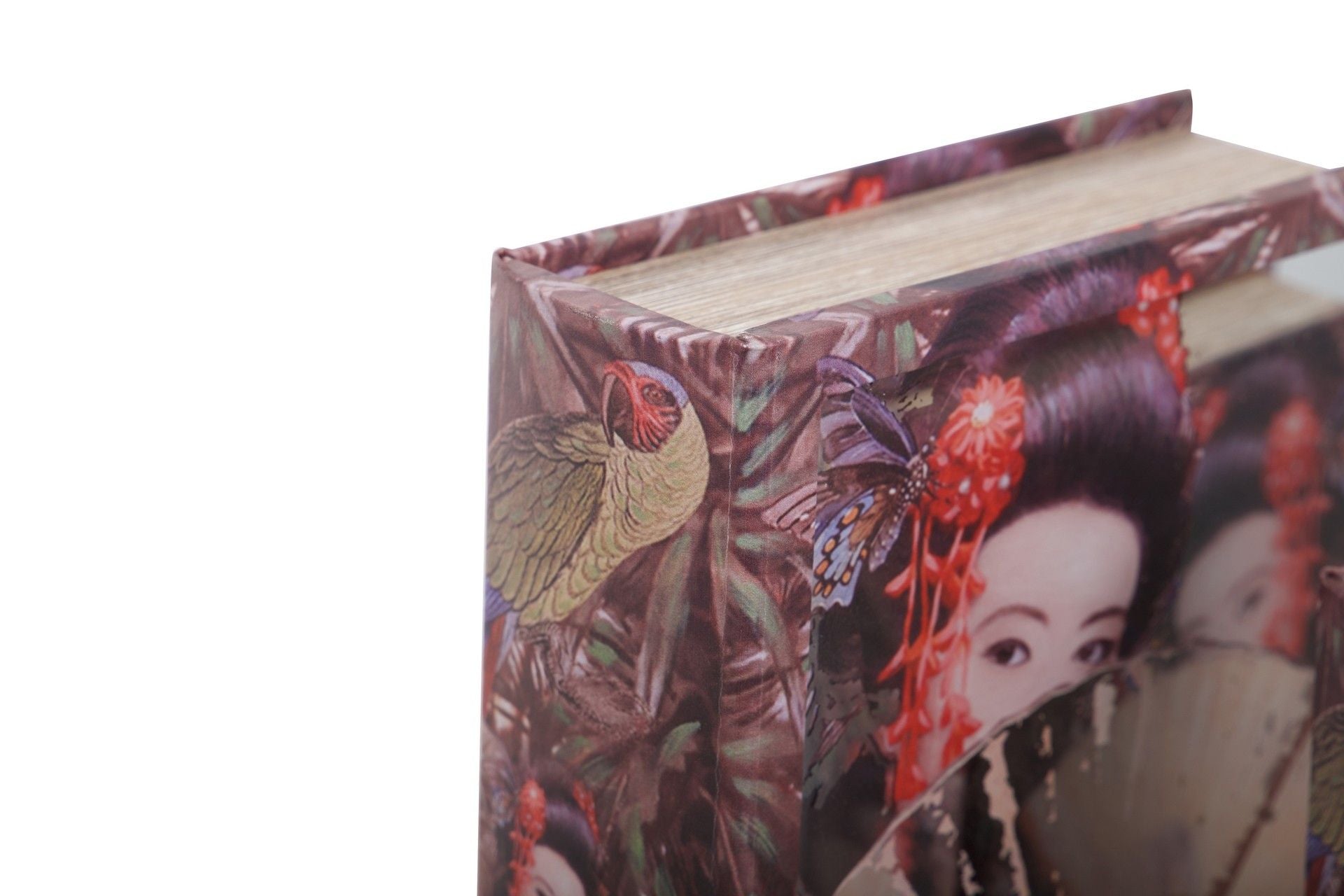 SET OF 2 MIRROR BOOK BOXES 21x7x30 / 16x5x24 CM