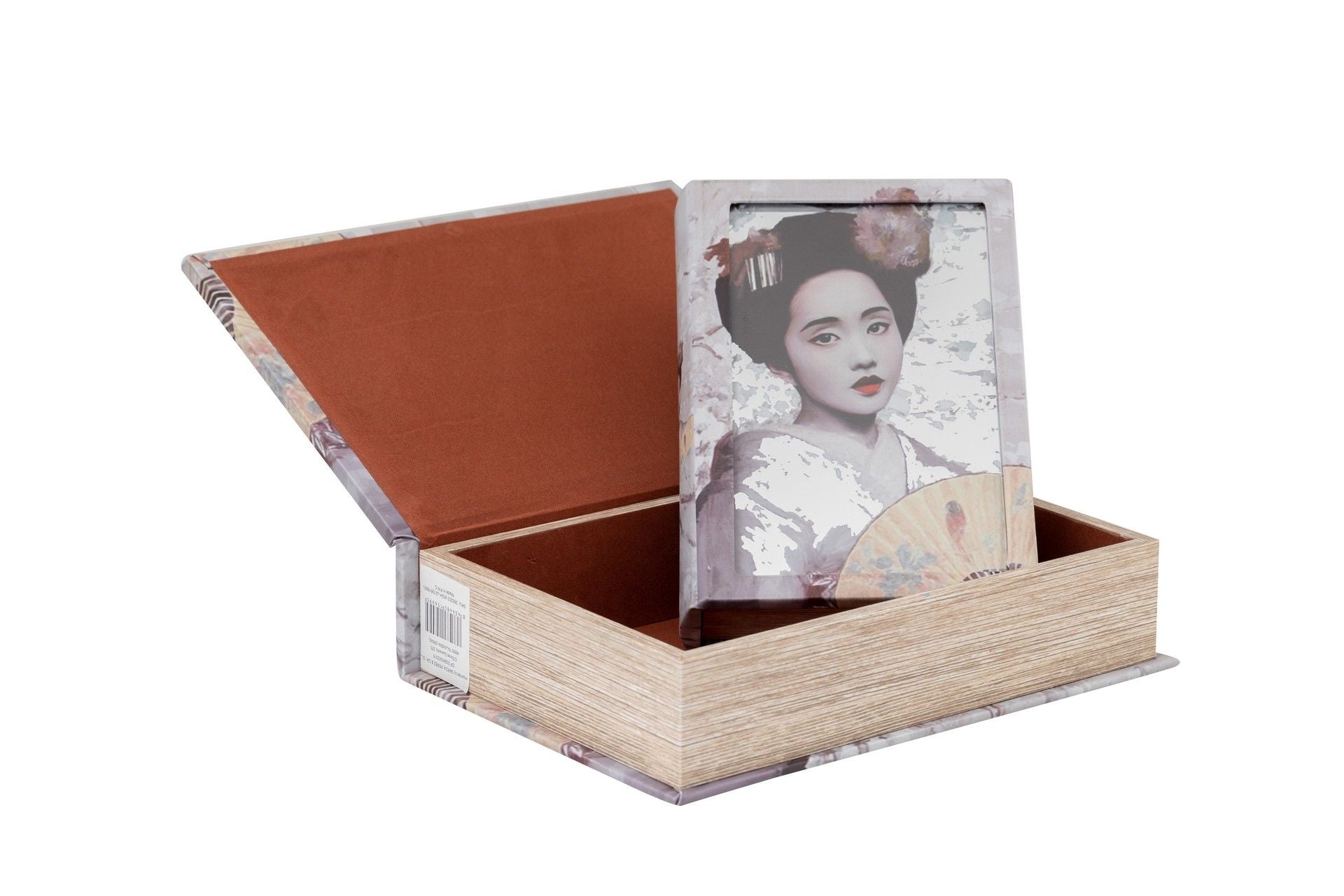 SET OF 2 MIRROR BOOK BOXES 21x7x30 / 16x5x24 CM
