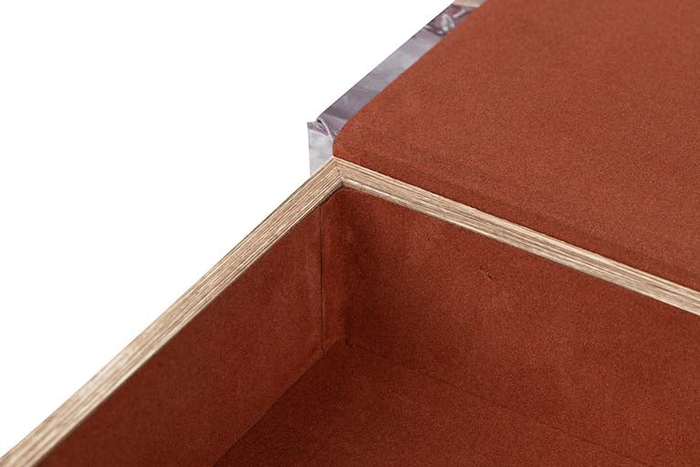 CONJUNTO DE 2 CAIXAS ESPELHADAS PARA LIVROS 21x7x30 / 16x5x24 CM