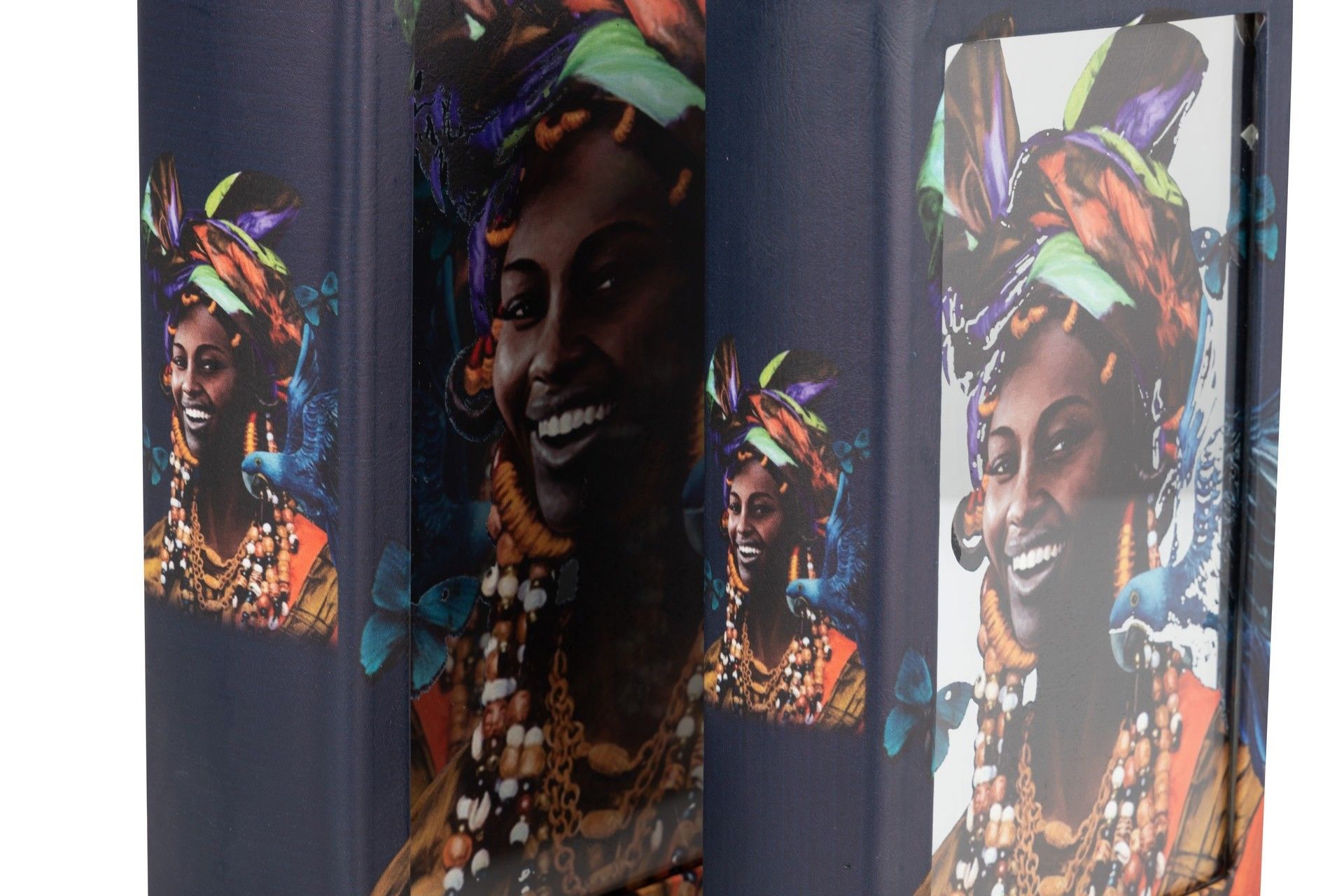 SET OF 2 MIRROR BOOK BOXES 21x7x30 / 16x5x24 CM