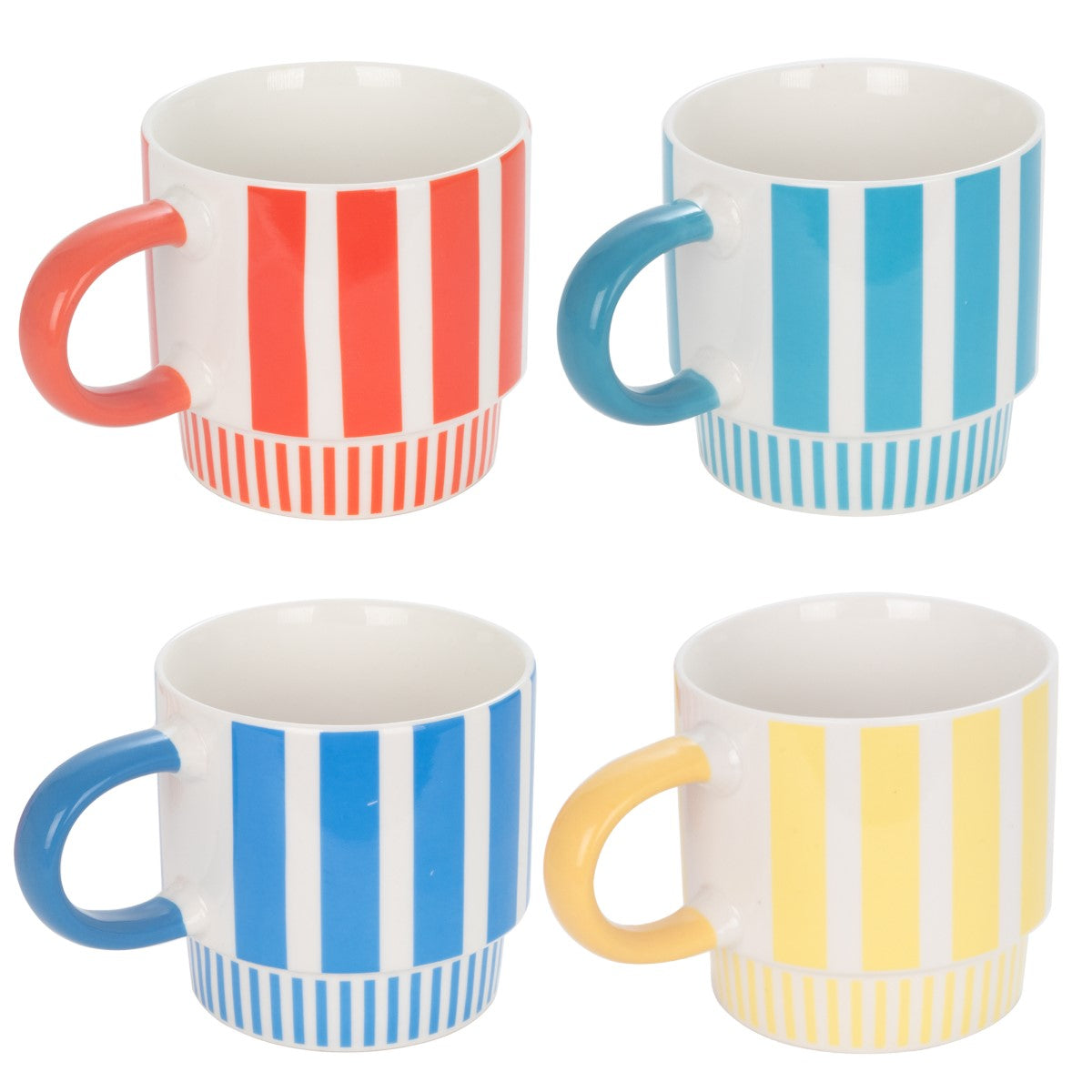 Striped Mug 4 Diff.