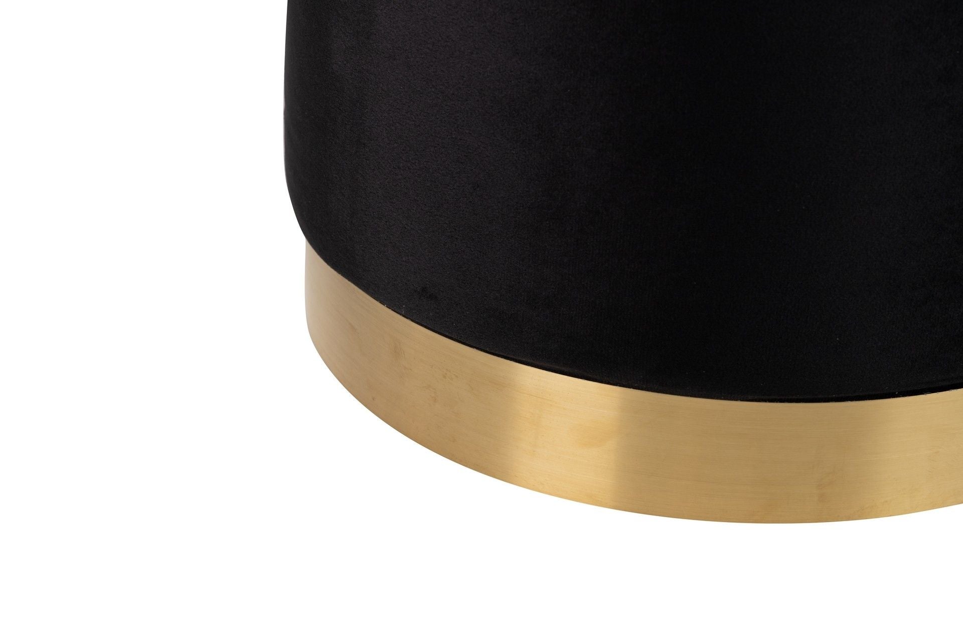 SET 2 PUFFS VELVET 36x36x44 31x31x38 CM