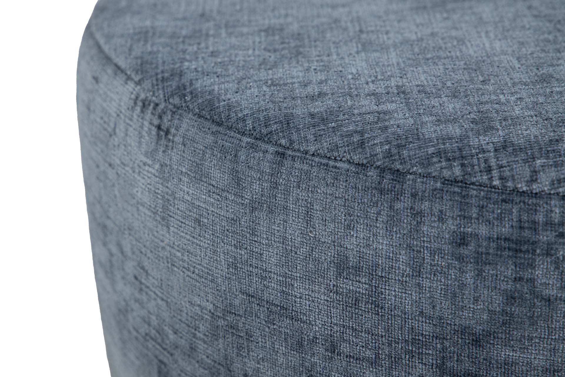 BLUE YELLOW POLYESTER PUFF 40x40x43 CM