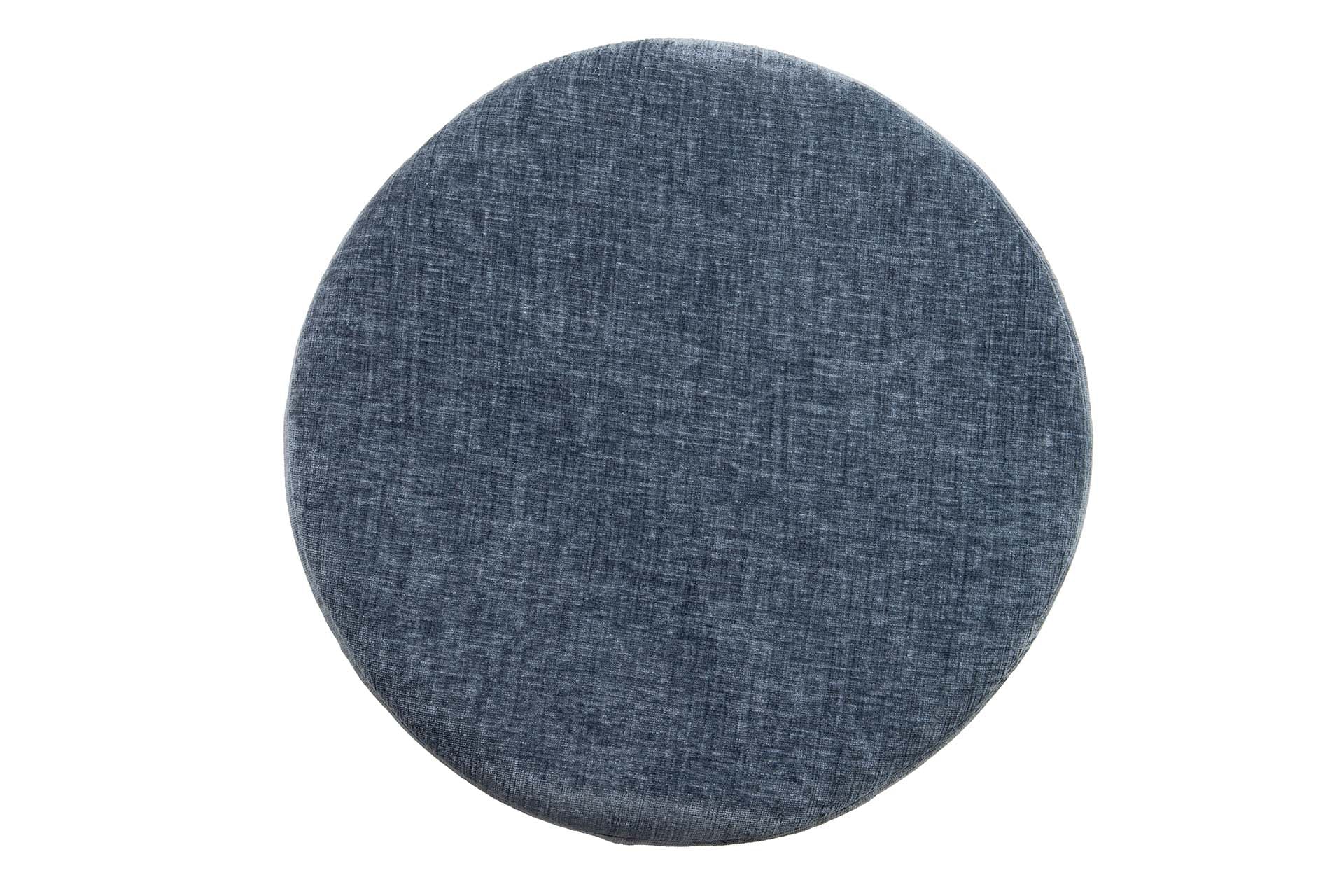 BLUE YELLOW POLYESTER PUFF 40x40x43 CM